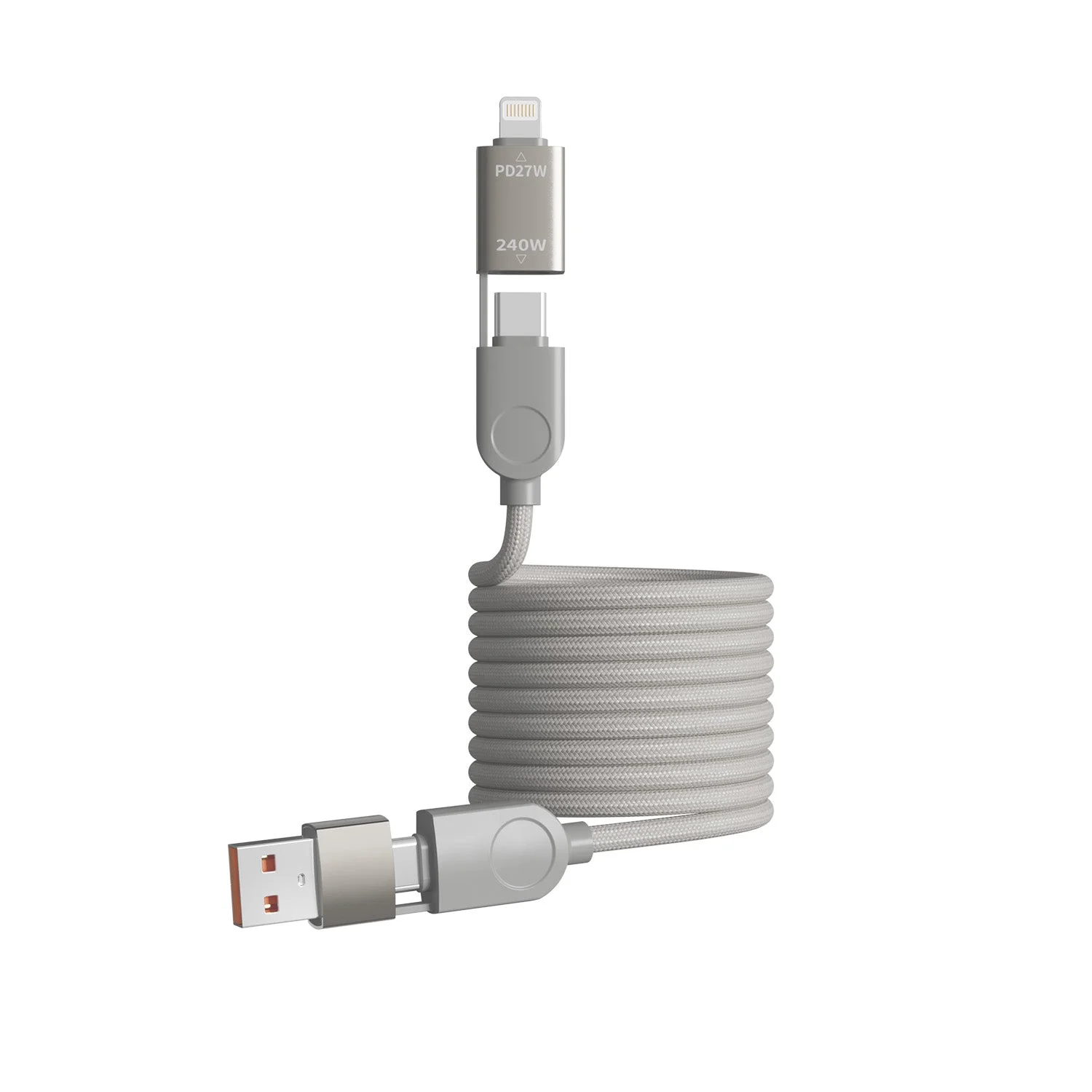 MagCable Max Pro | 4-in-1 Magnetic Travel Cable 240W (1.2m/3.9ft)