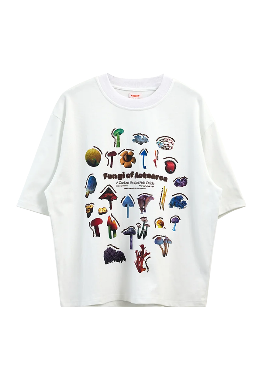 Fungi of Aotearoa Tee White