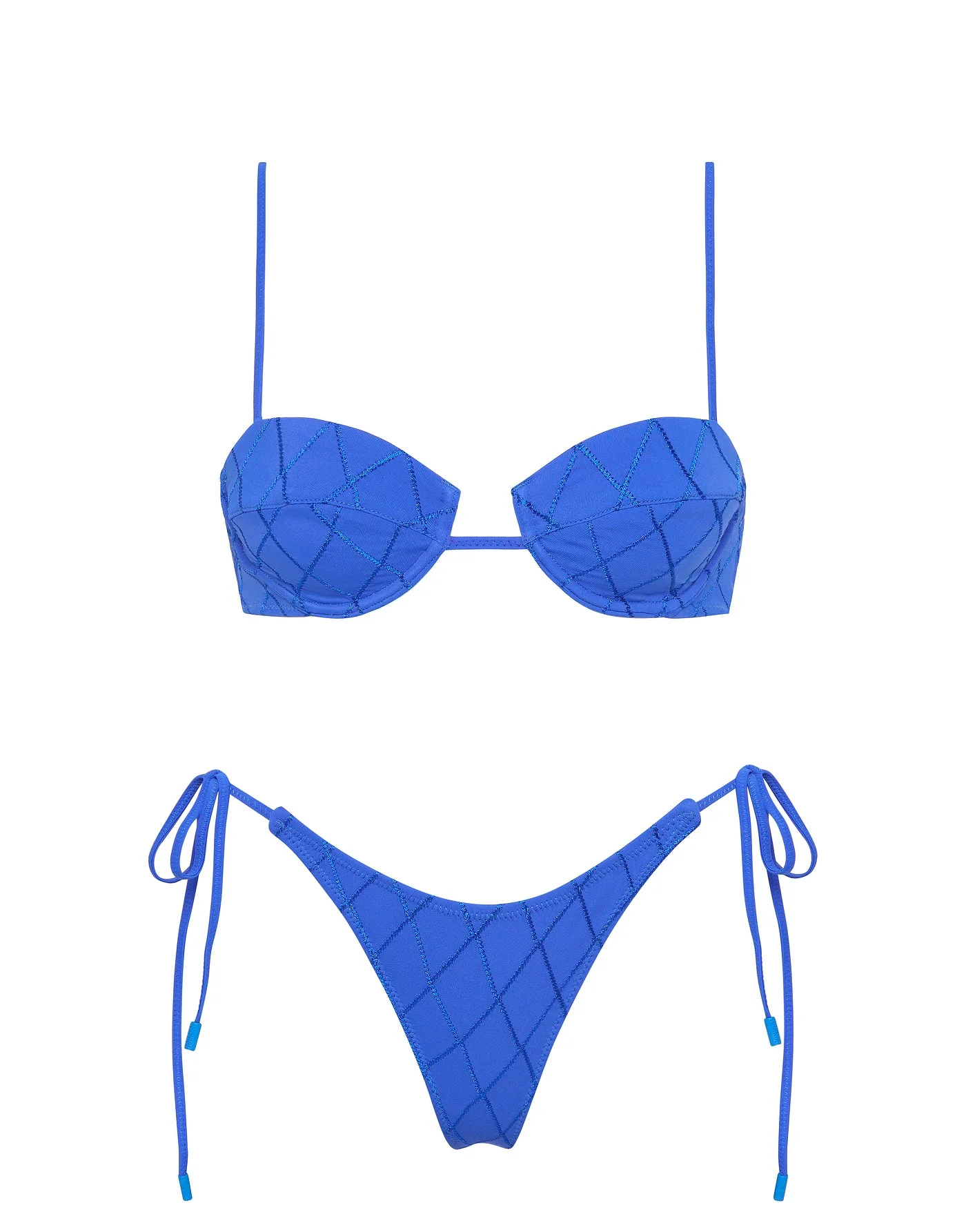 MALA - BANC Blue Balconette Bikini Set