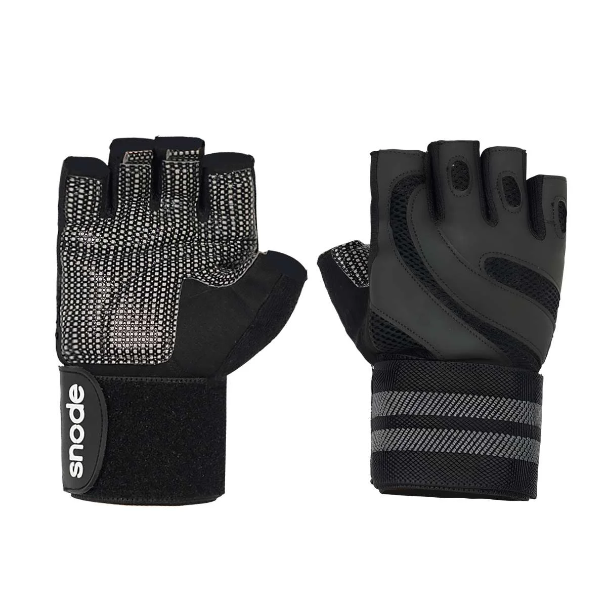 Snode Workout Gloves with Wrist Wrap Support