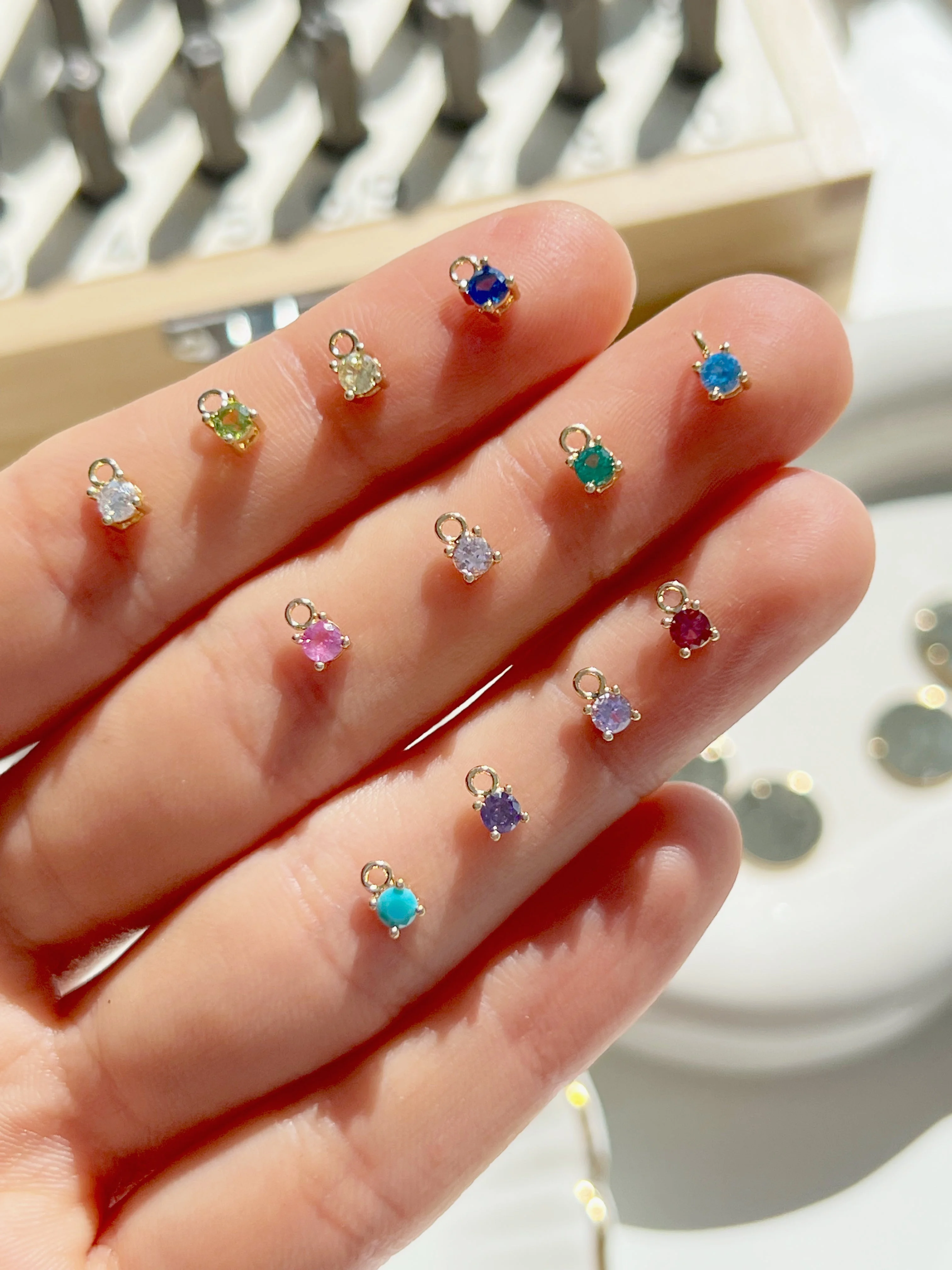 Birthstone Charm (For Necklace & Bracelet)