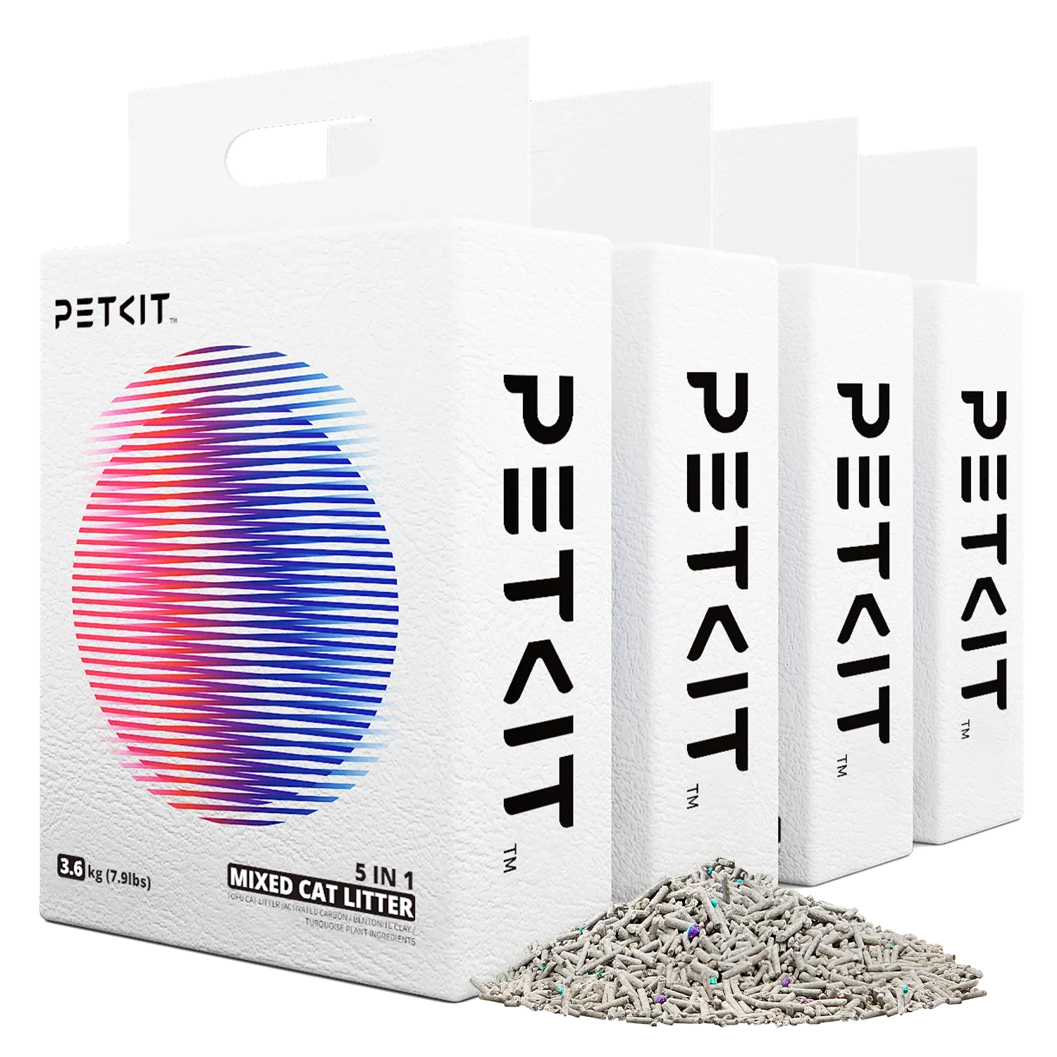 Flushable Clumping Cat Litters - 4 Bags