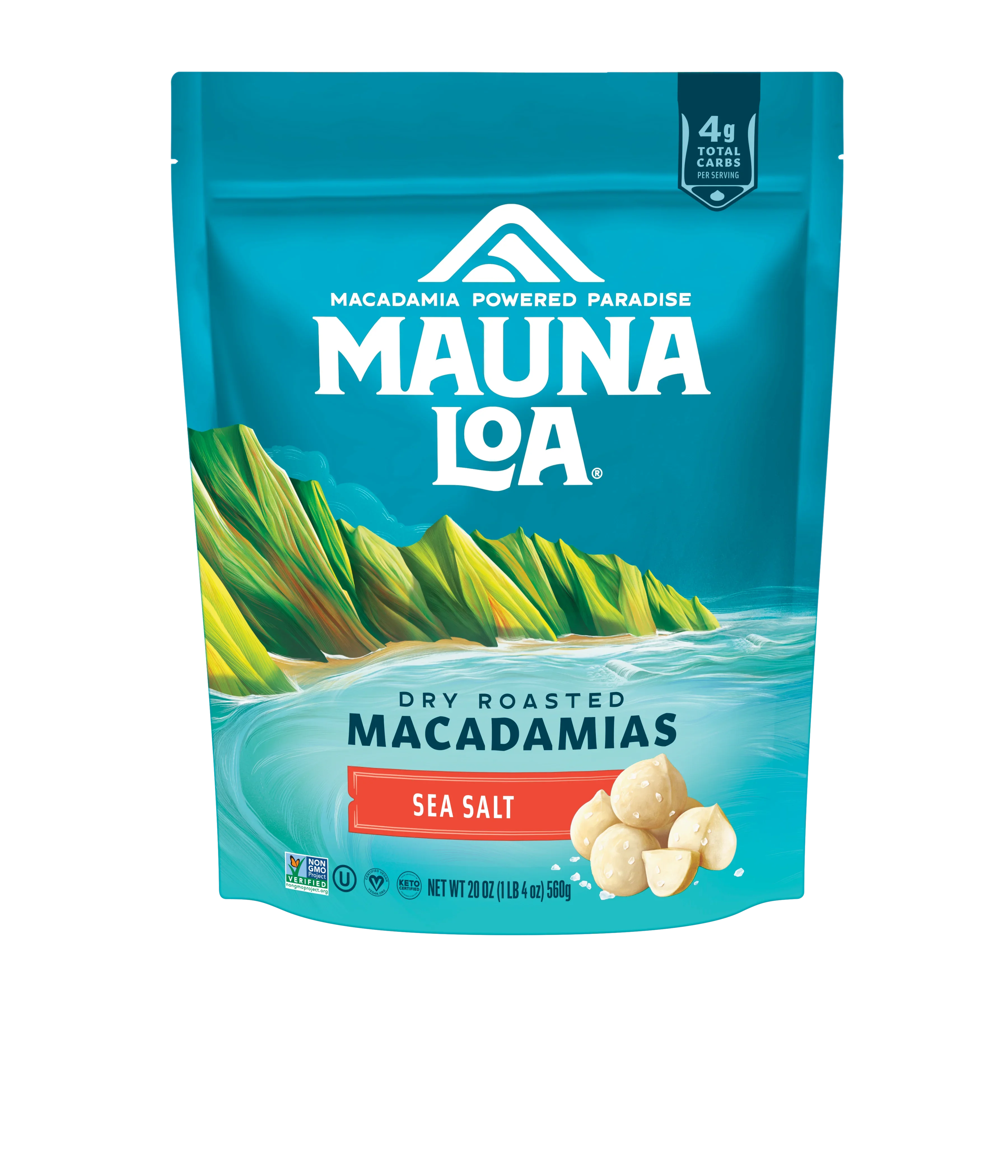 Flavored Macadamias - Sea Salt Large Bag