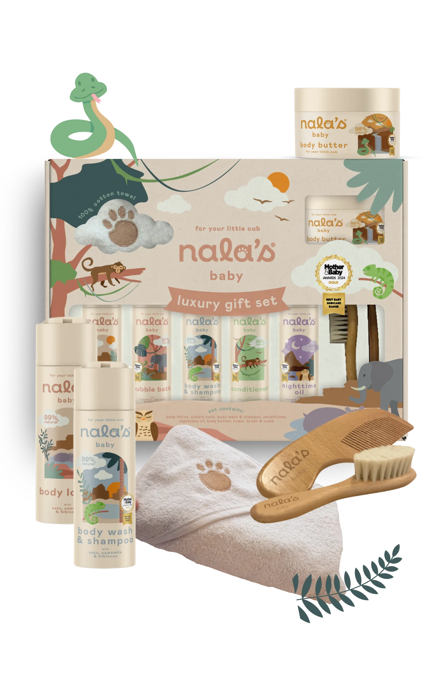 Nala's Baby Luxury Gift Set (6x 200ml)