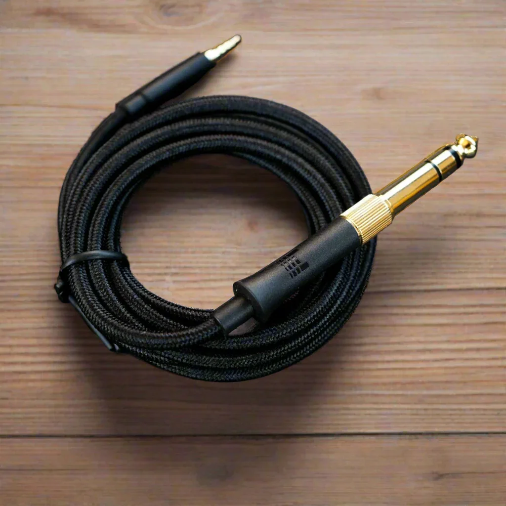 Premium Silver-Coated AUX Cable (1.8 meters/5.9 feet)