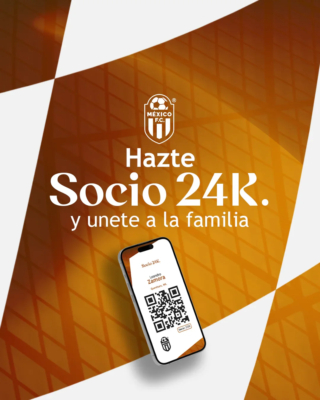 Membresía Socio ORO 24k - México F.C.