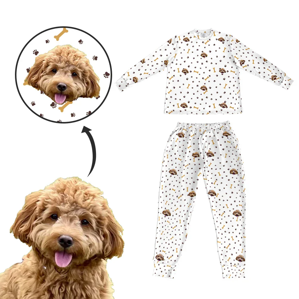 Custom Pet Face Jogger Pajamas