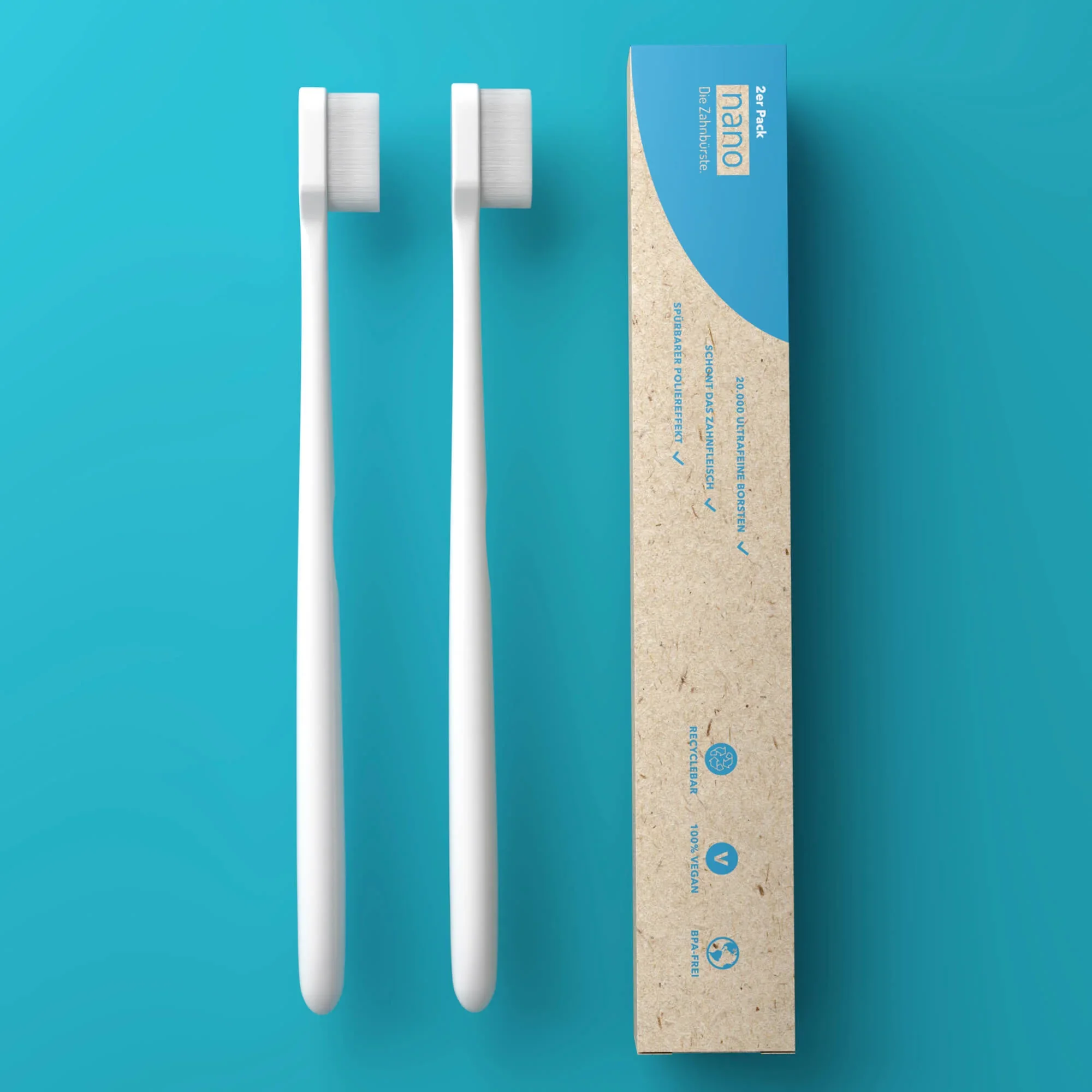 nano. Classic Zahnbürste 2er-Pack | Spar-Abo