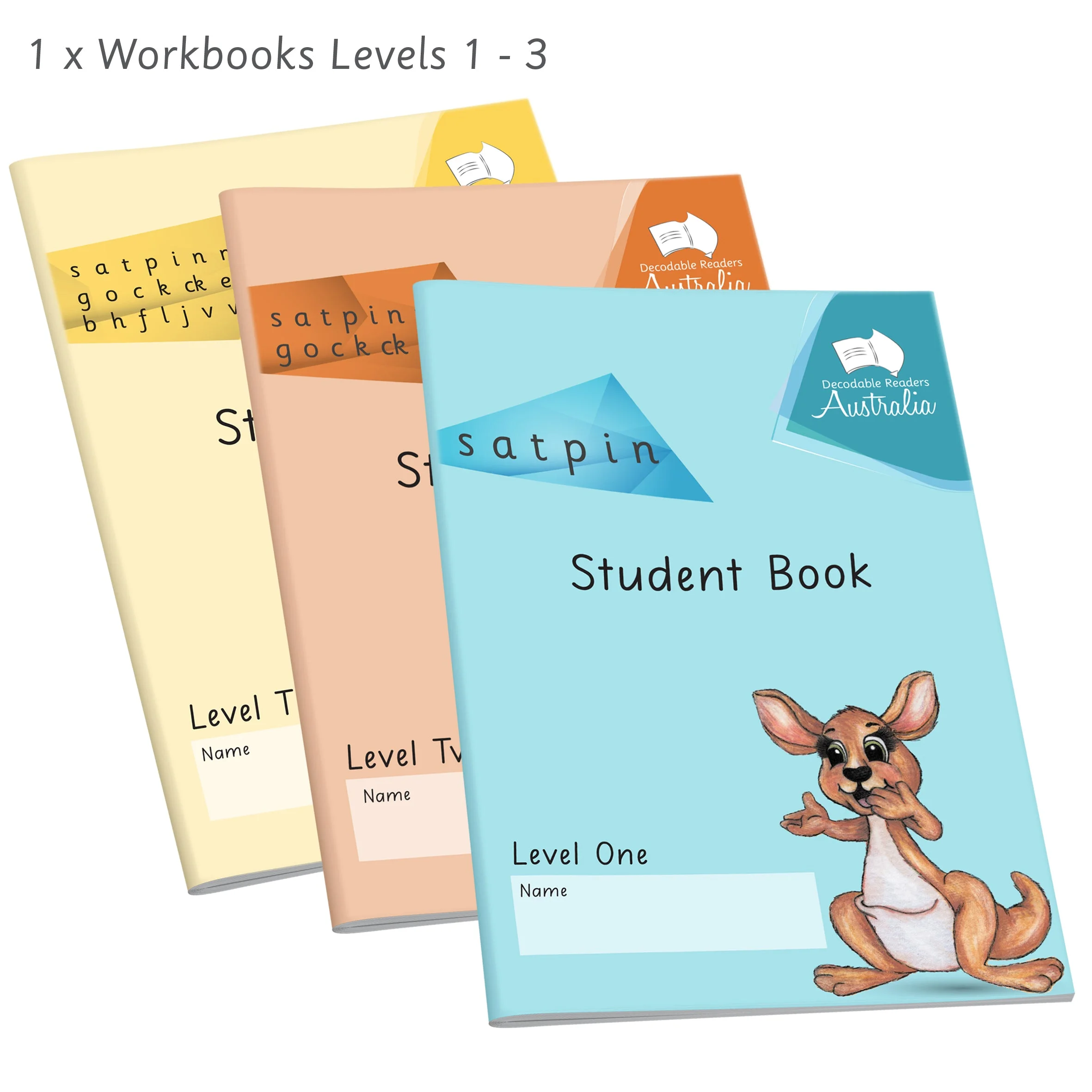 Phonics Workbook Level 1-3 - Individual Pack