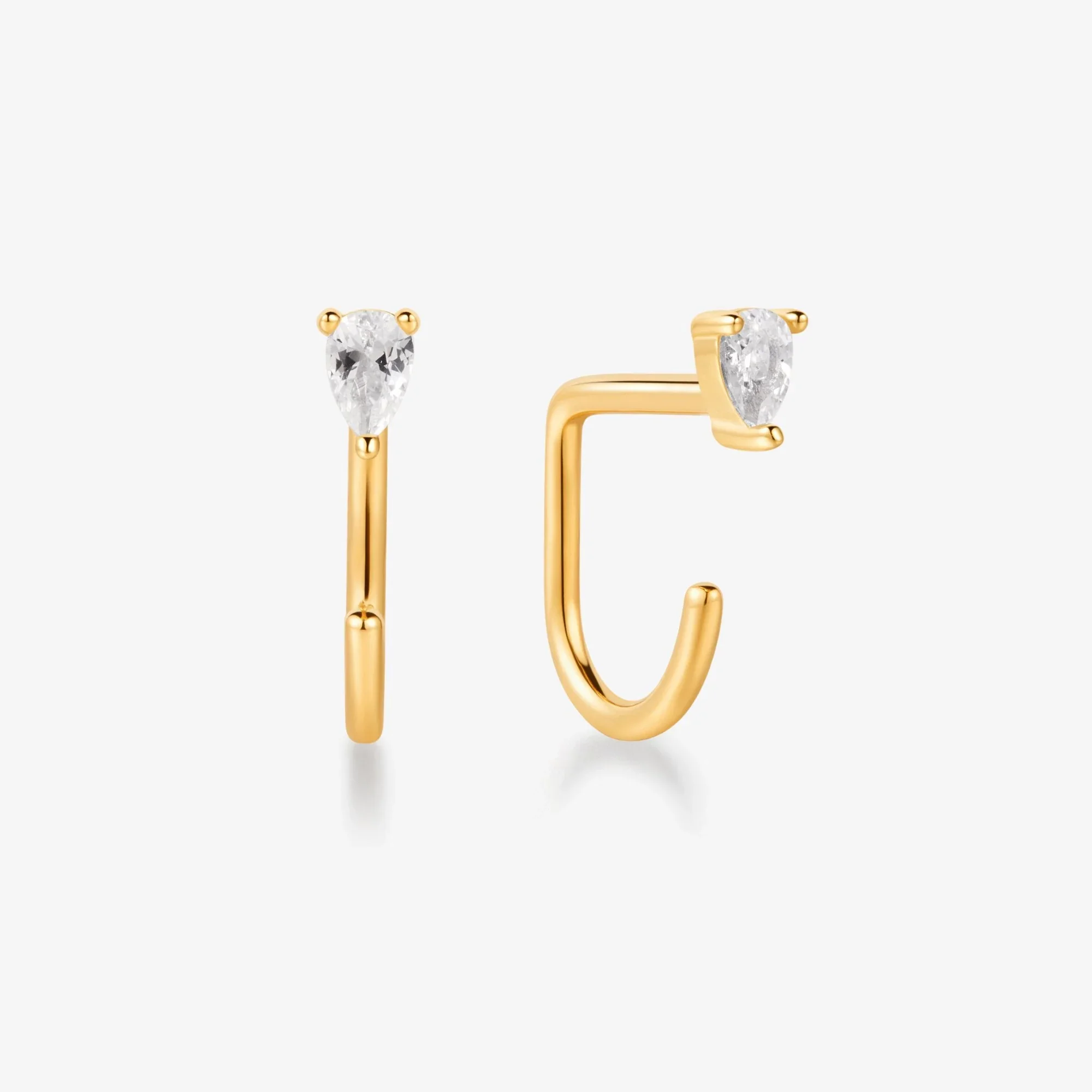 Stay Close Teardrop Hoops