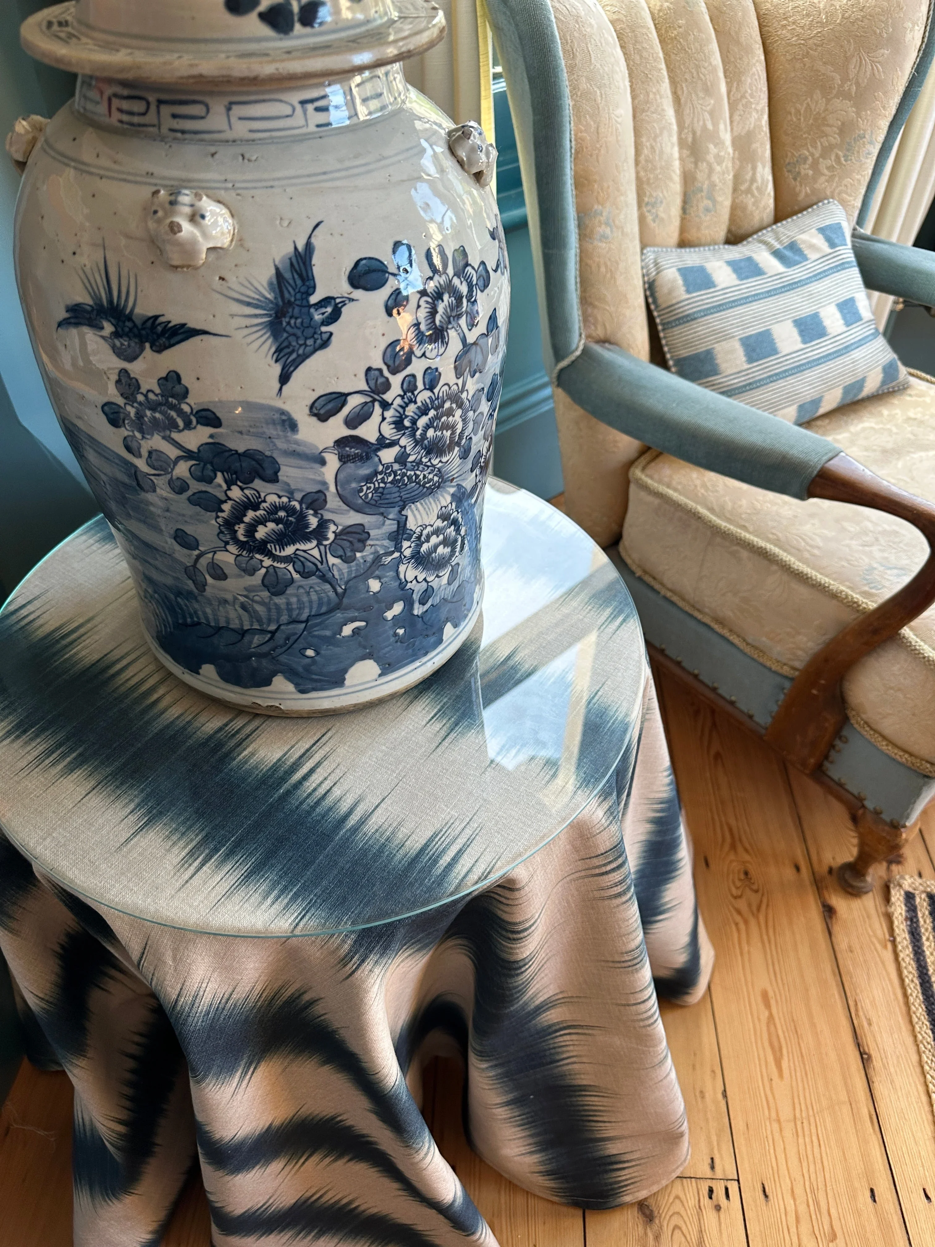 4mm round strengthened glass top