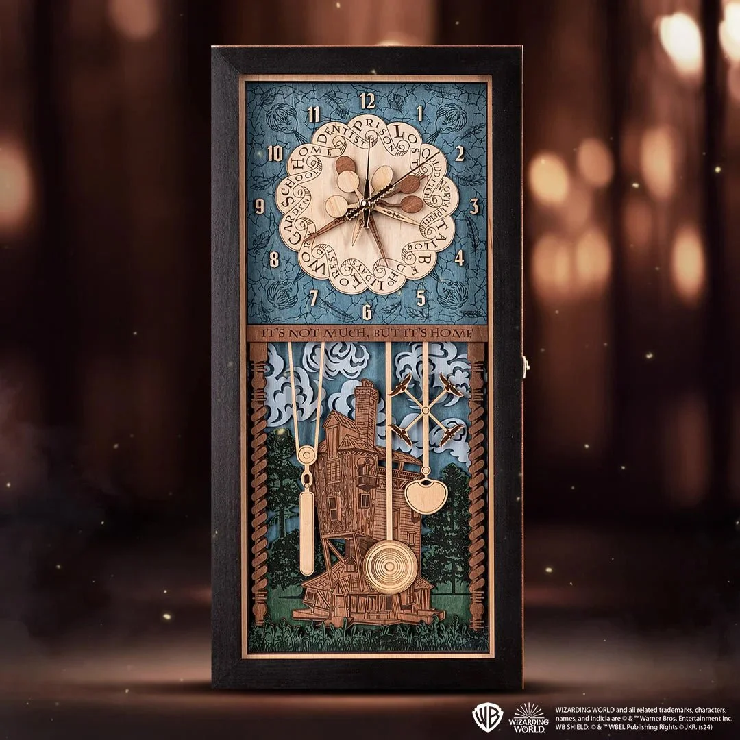 WEASLEY FAMILY™ 3D WOOD CLOCK