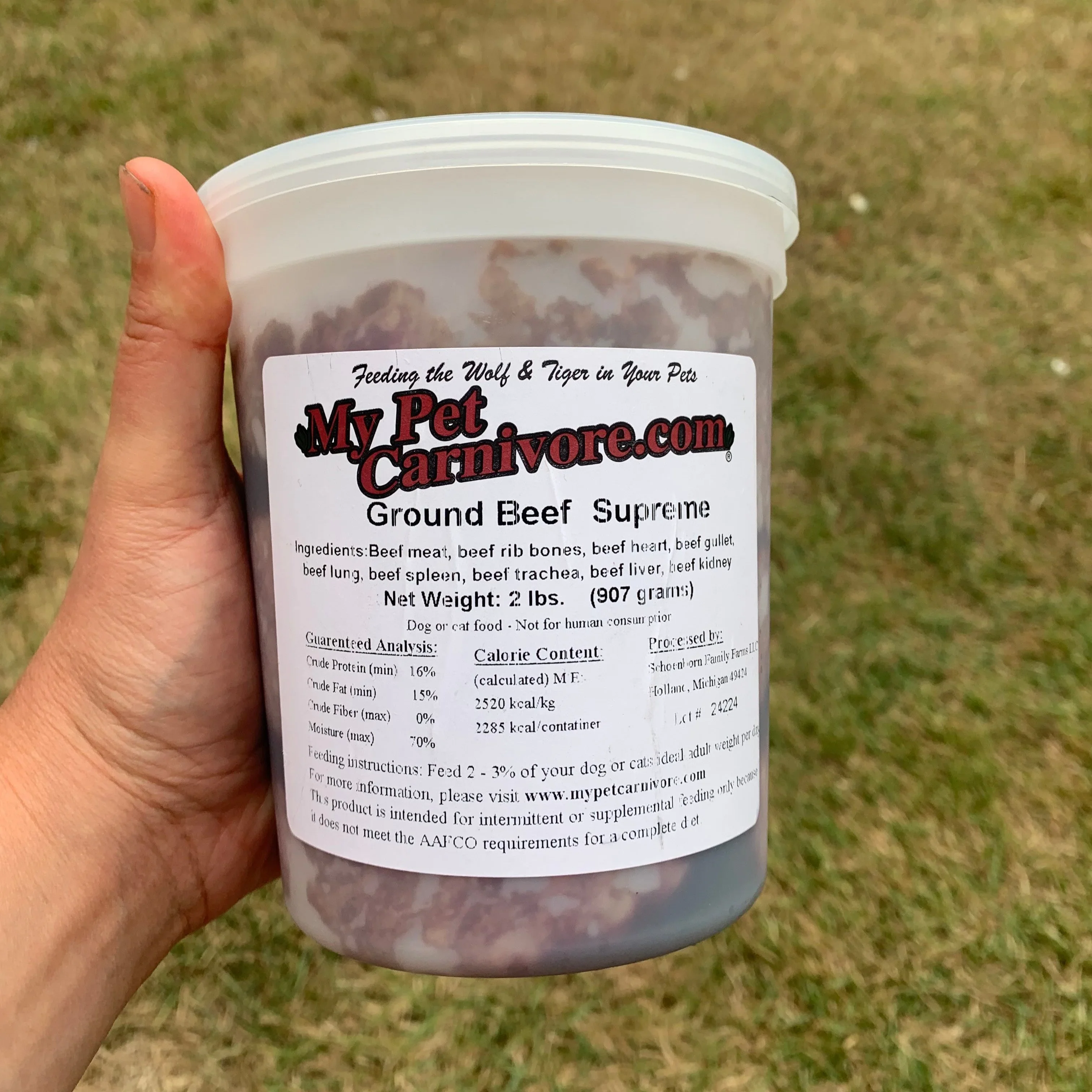 Coarse Ground Beef Supreme PMR - 2 LB.