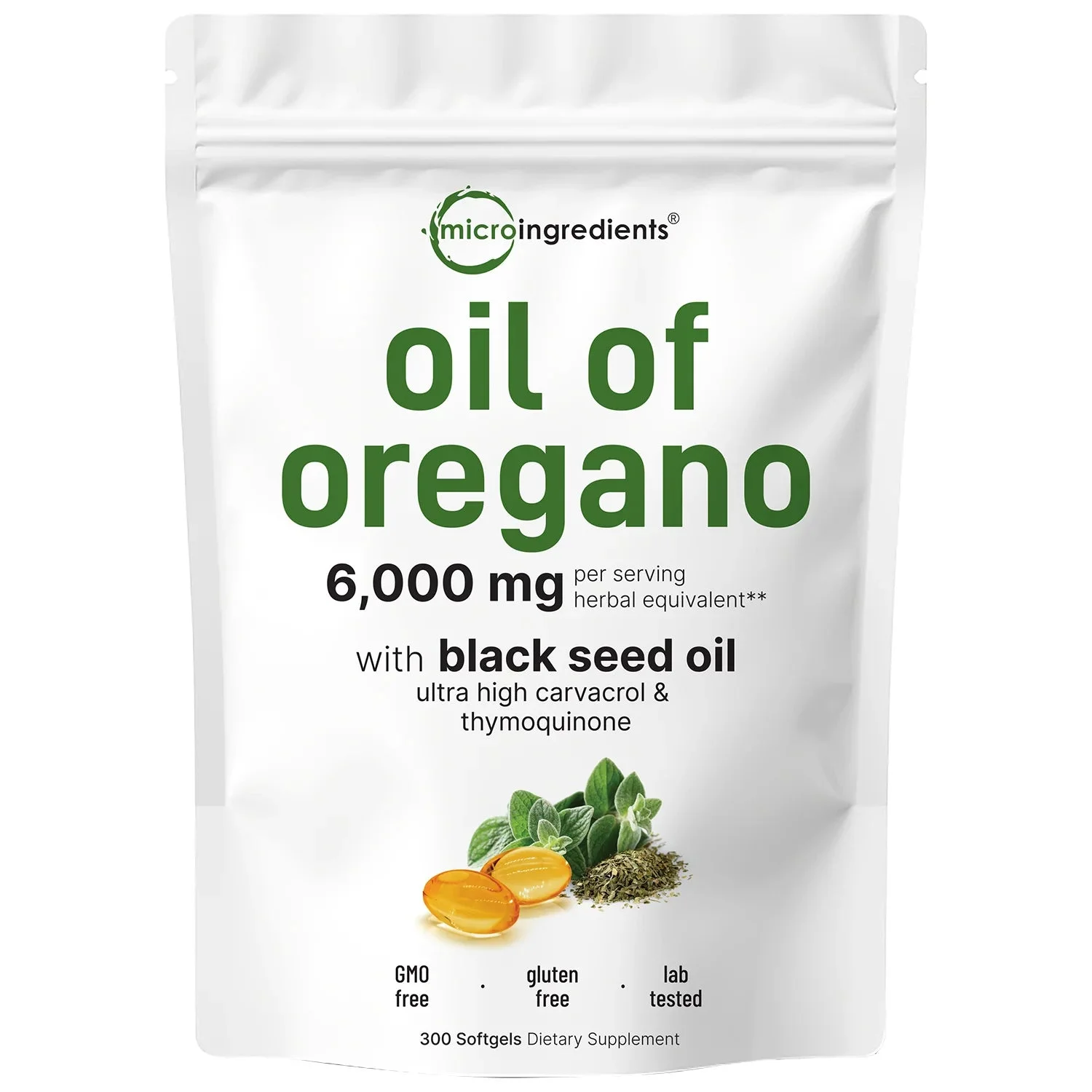 Oregano Oil with Black Seed Oil
