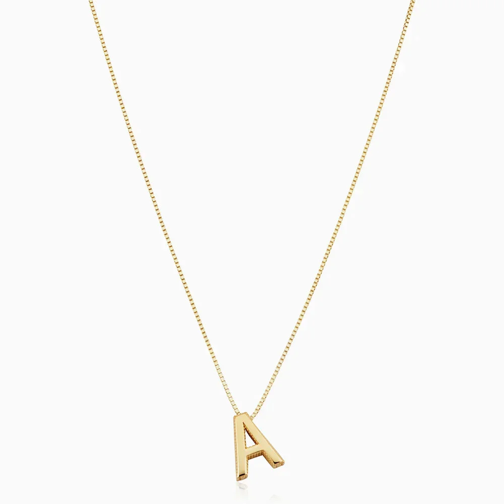 LoveNote™ | Gold Letter Initial Necklace