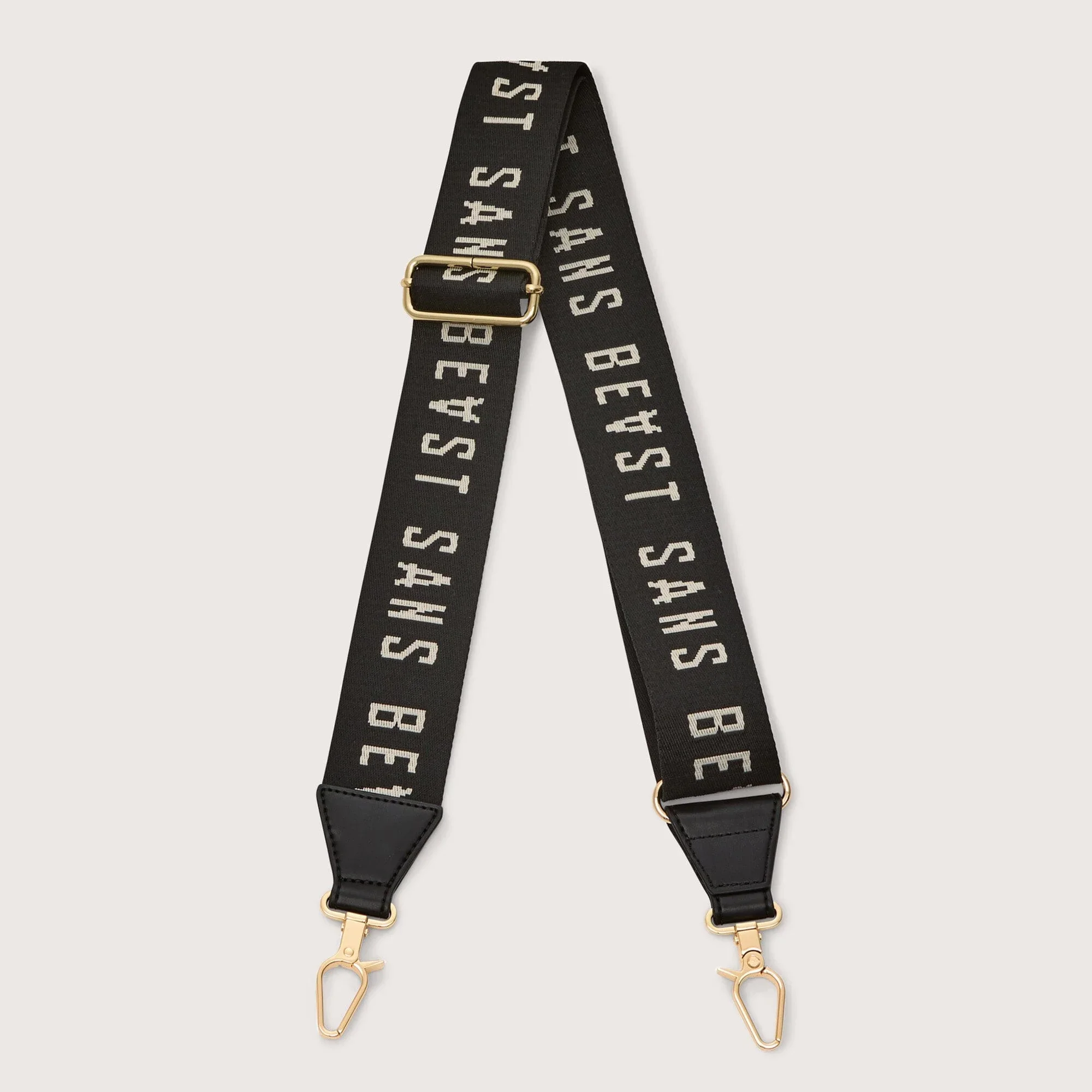 Barricade Bag Strap - Noir + Gold