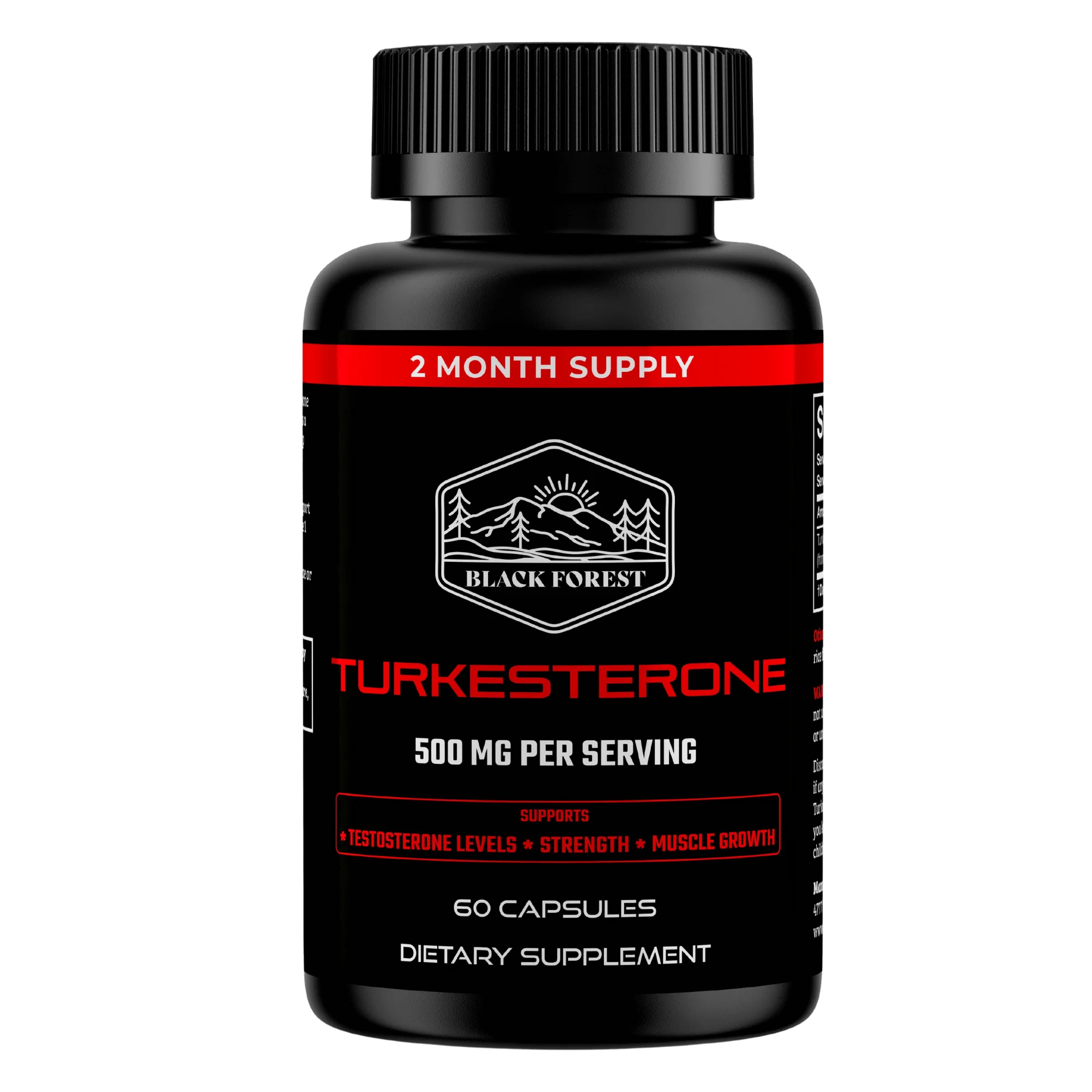 TURKESTERONE 500mg (95%) Ultra High Purity