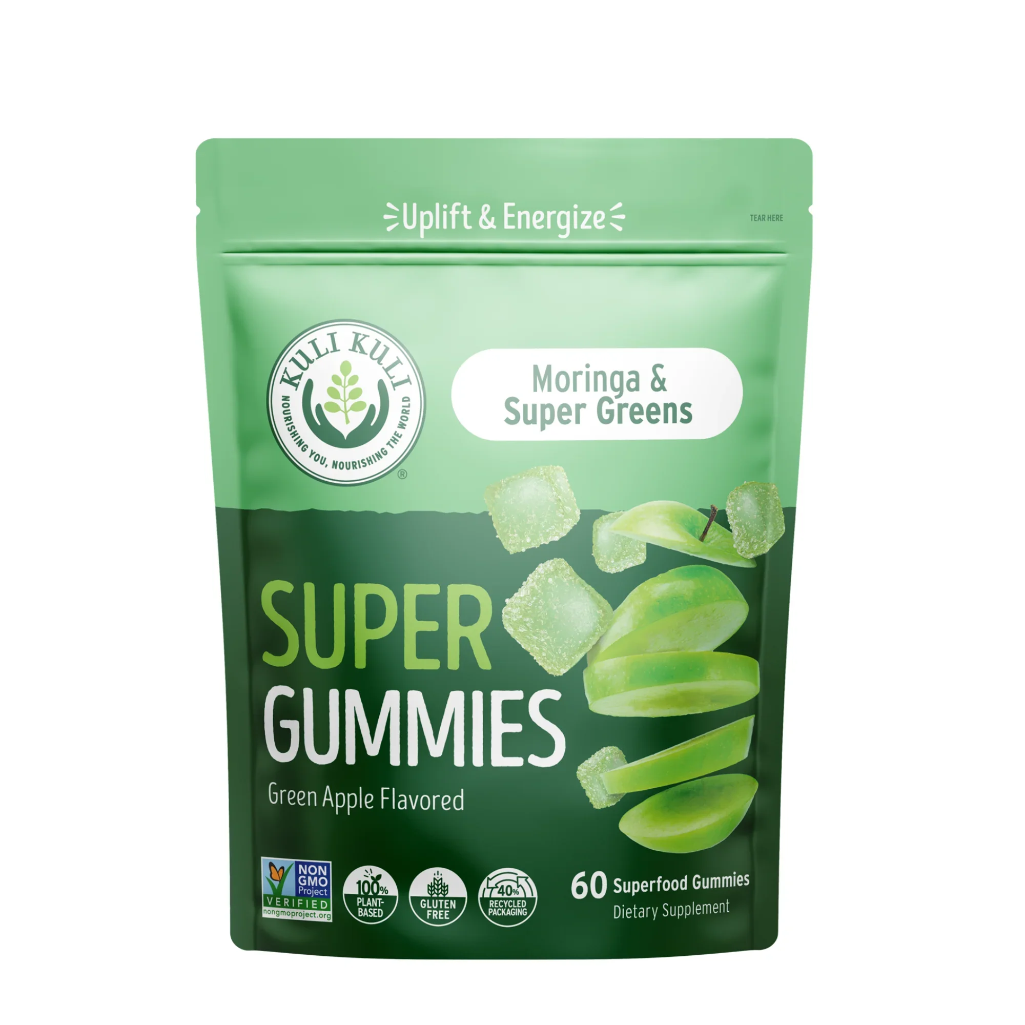 Superfood Gummies - Green Apple Flavor