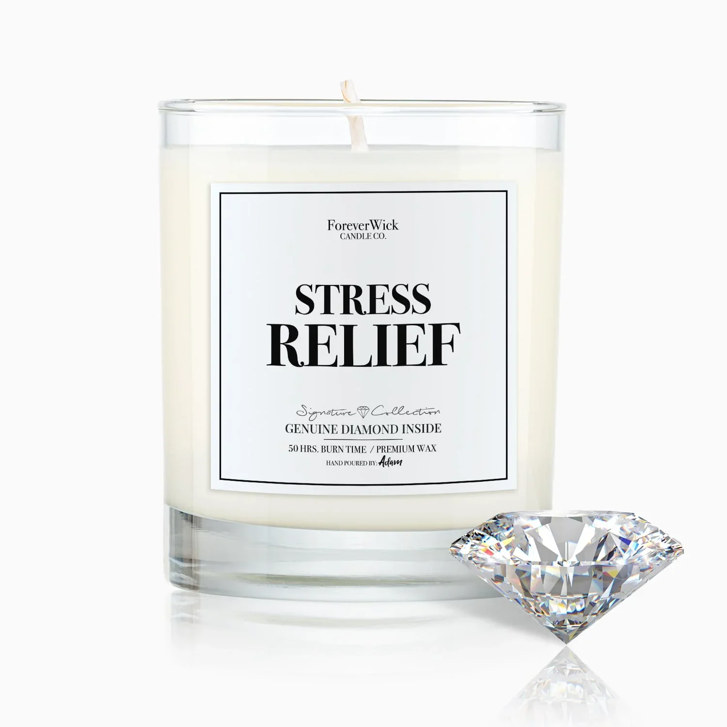 Stress Relief Diamond Candle