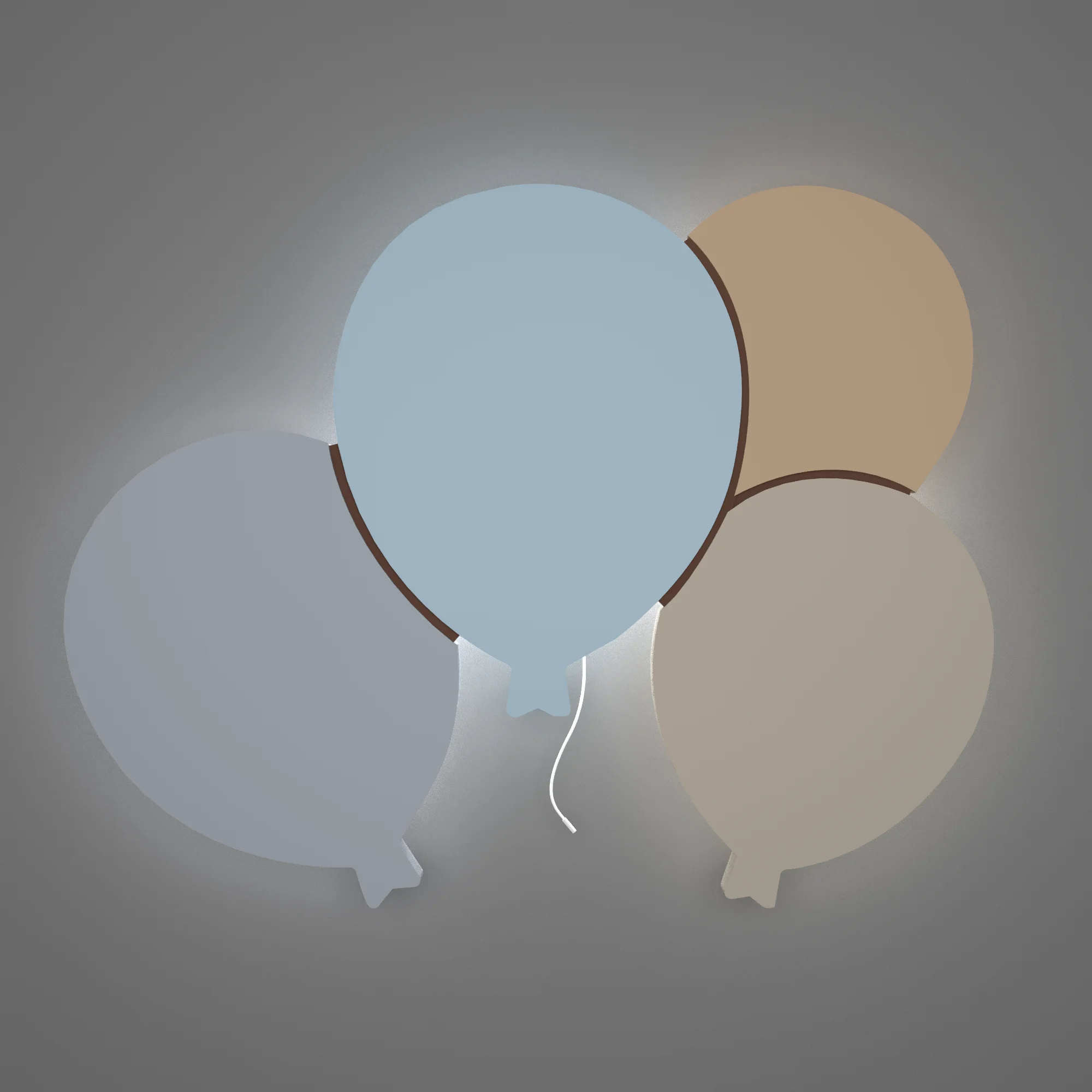 Lampe murale Veilleuse 4 Ballons