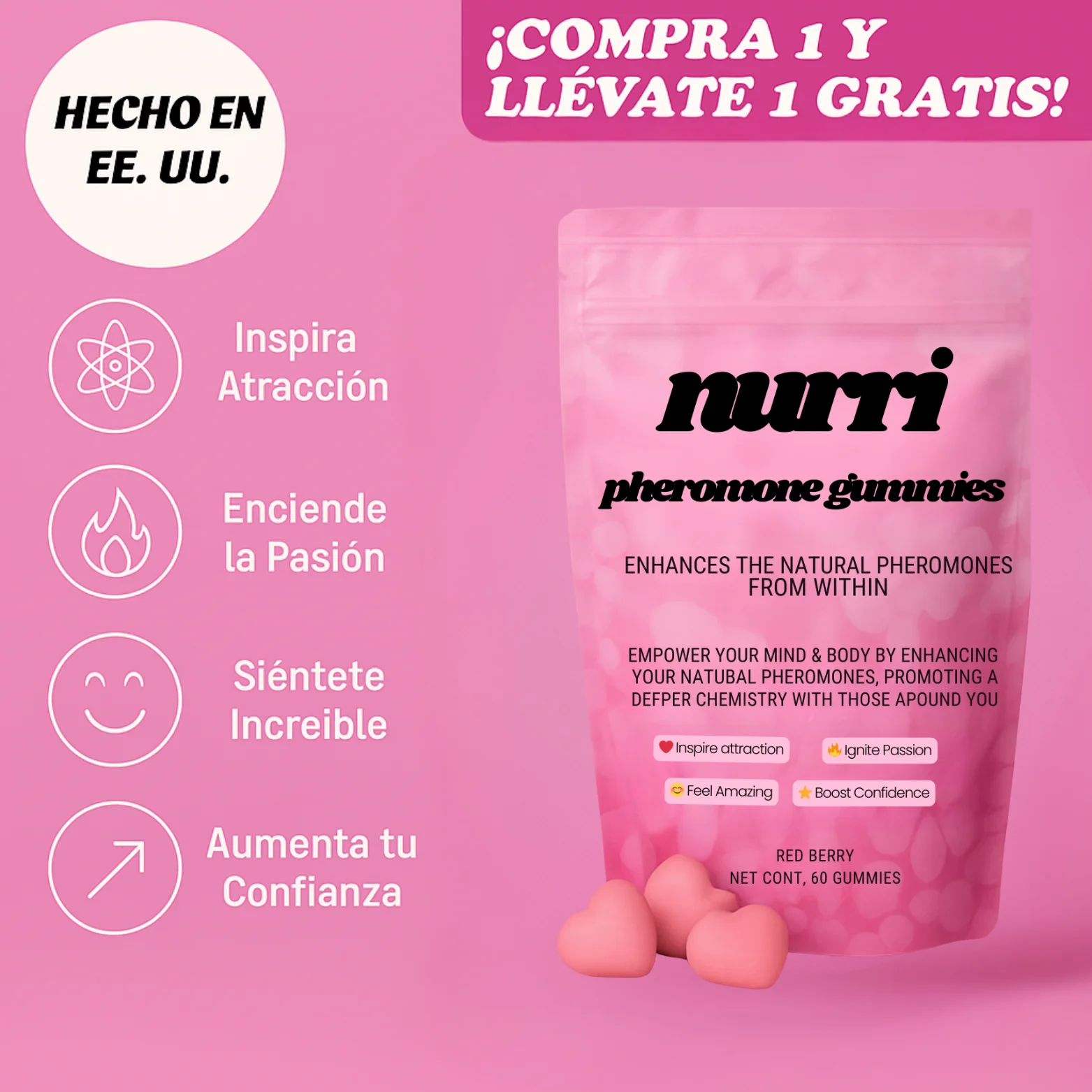 gomitas de feromonas