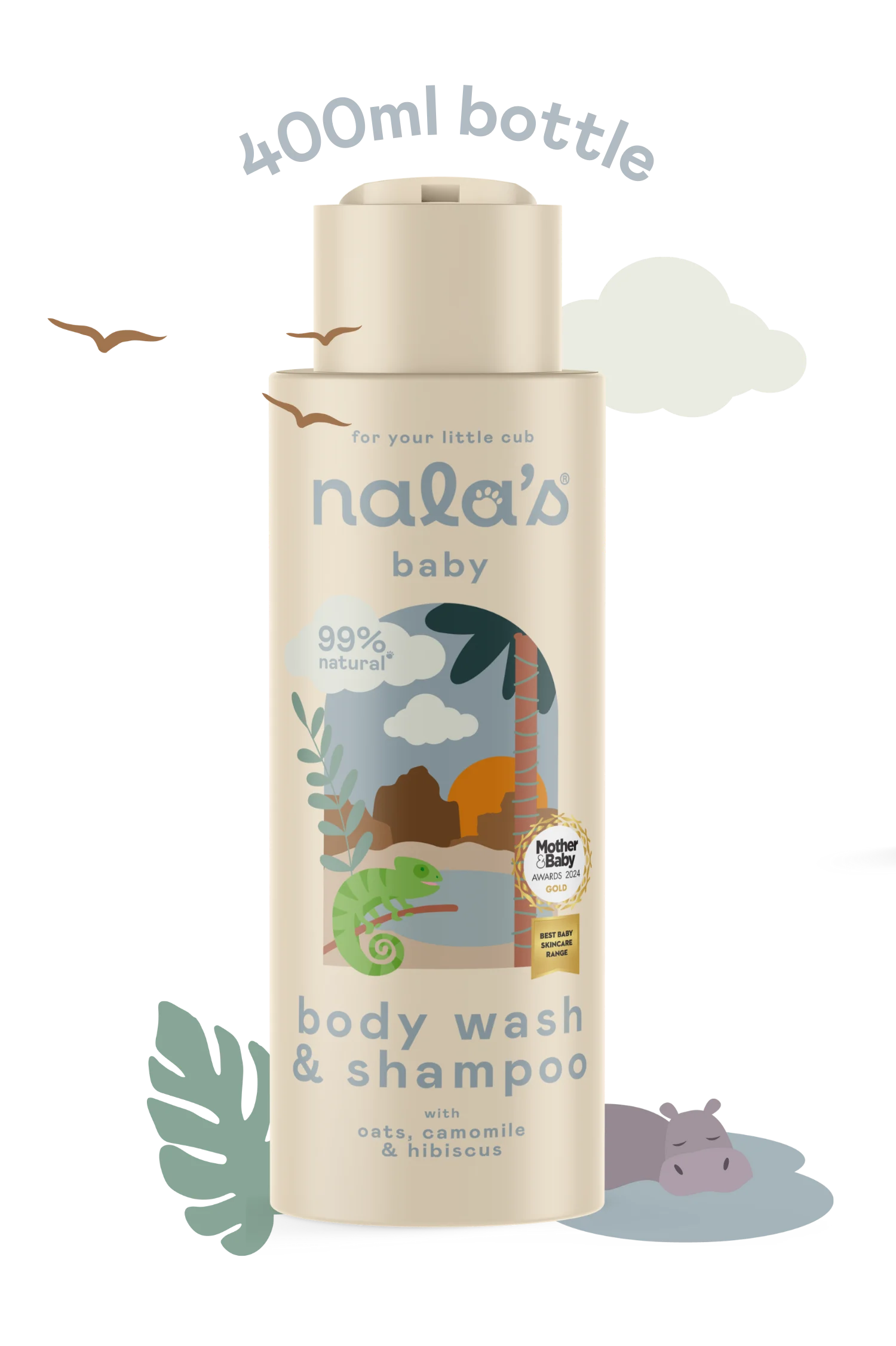 Original Body Wash & Shampoo 400ml