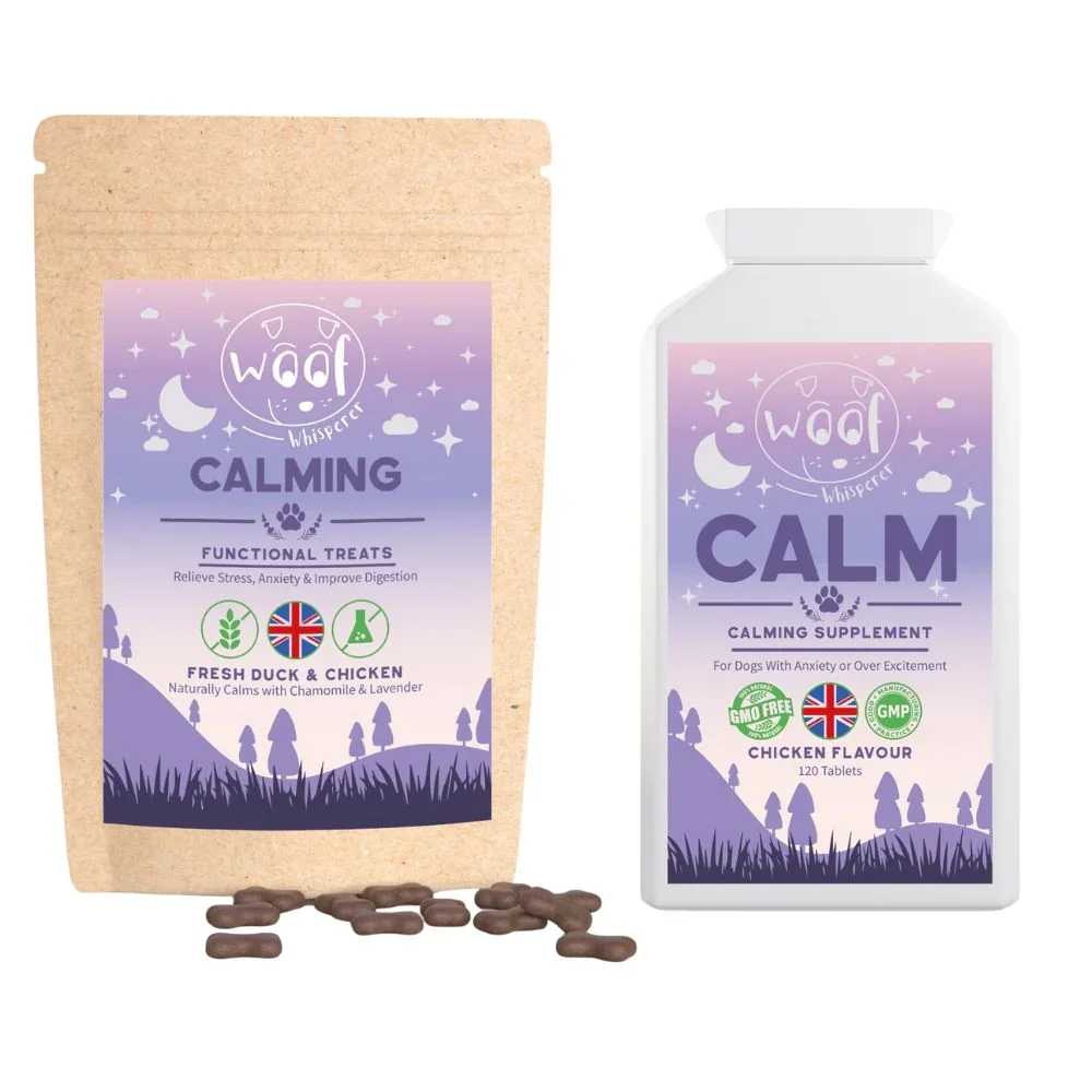 CALM - Anxious, Reactive or Hyperactive Dog Supplement