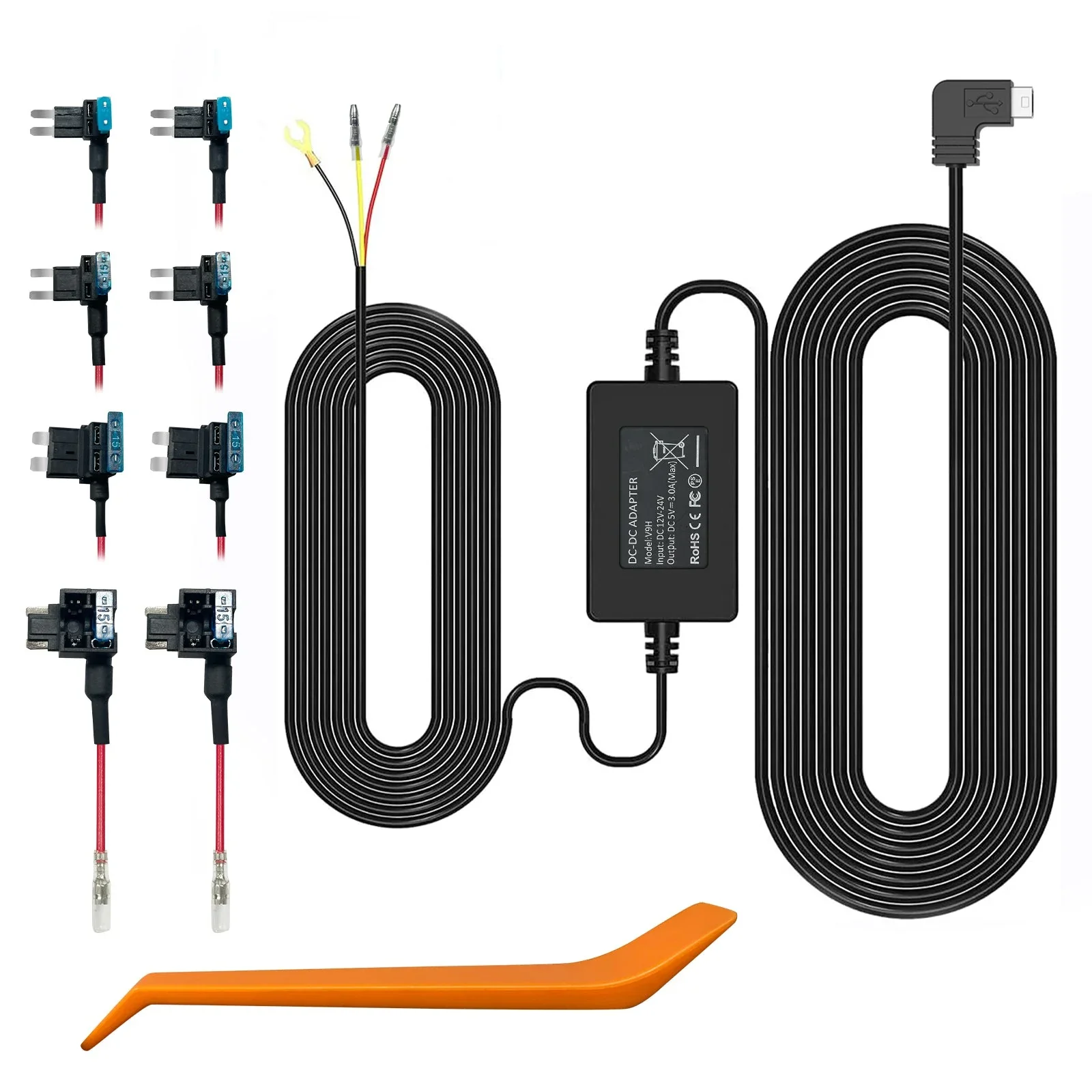Redtiger F7N Dash Cam Hardwire Kit For Parking Monitor
