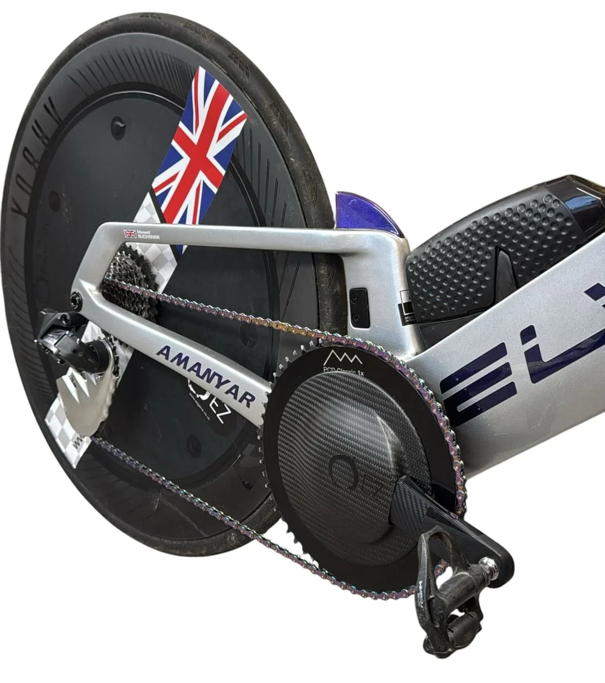 EZ Gains® Aero Chainring Guard (Carbon)  3-5 Watt Saving