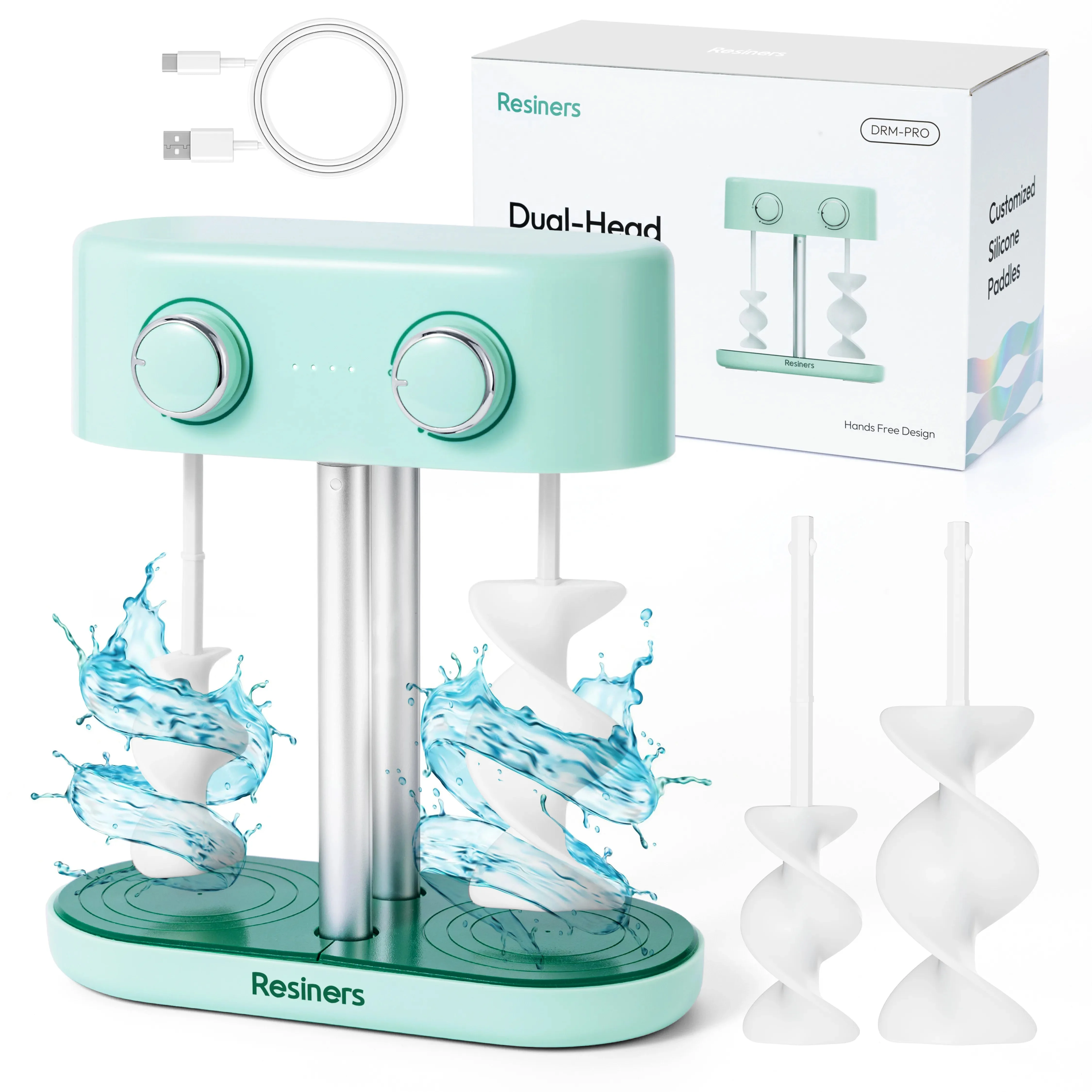 Resiners® Upgraded Dual-Head Resin Mixer