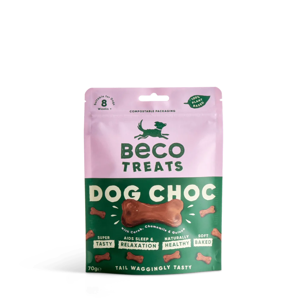 Dog Choc Treats with Carob, Chamomile & Quinoa