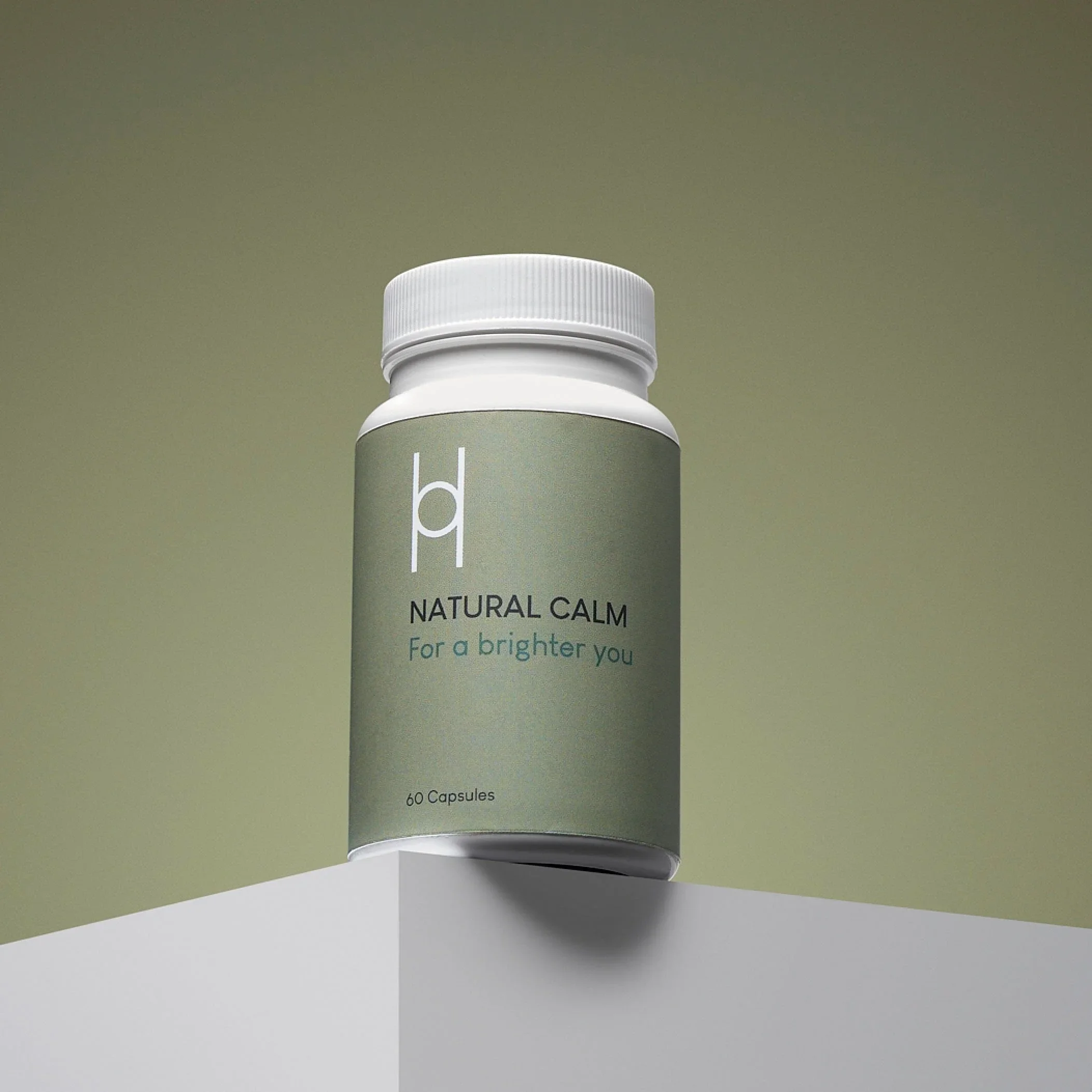 Natural Calm Supplement - 5-HTP Stress Relief, Anxiety & Mood Support - 60 Capsules