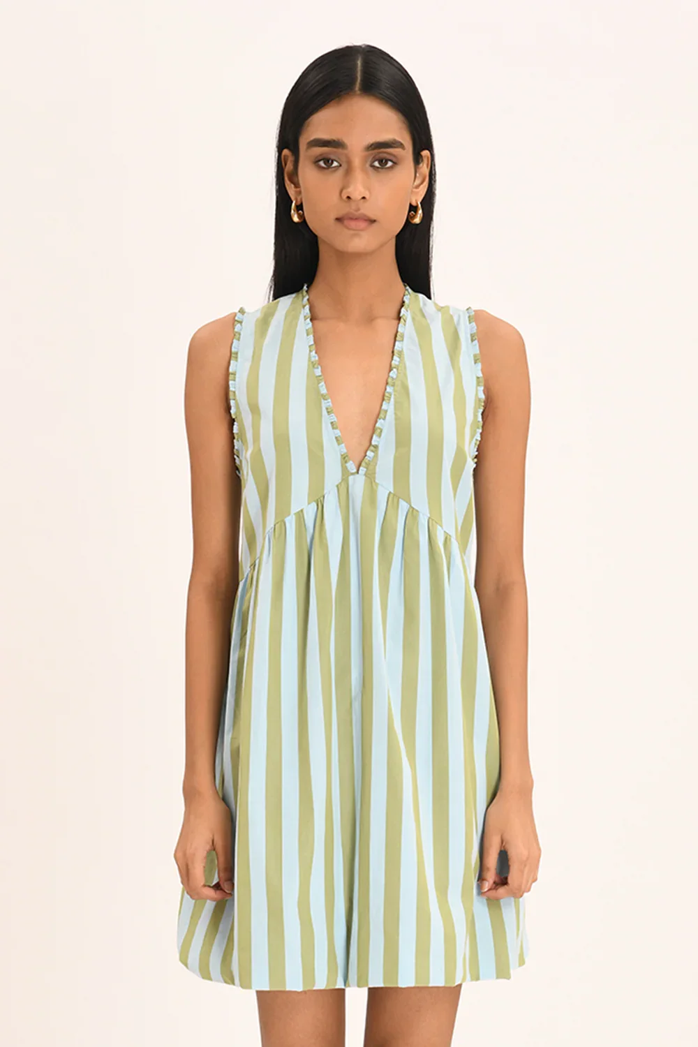 Cecile Dress - Chene Stripe