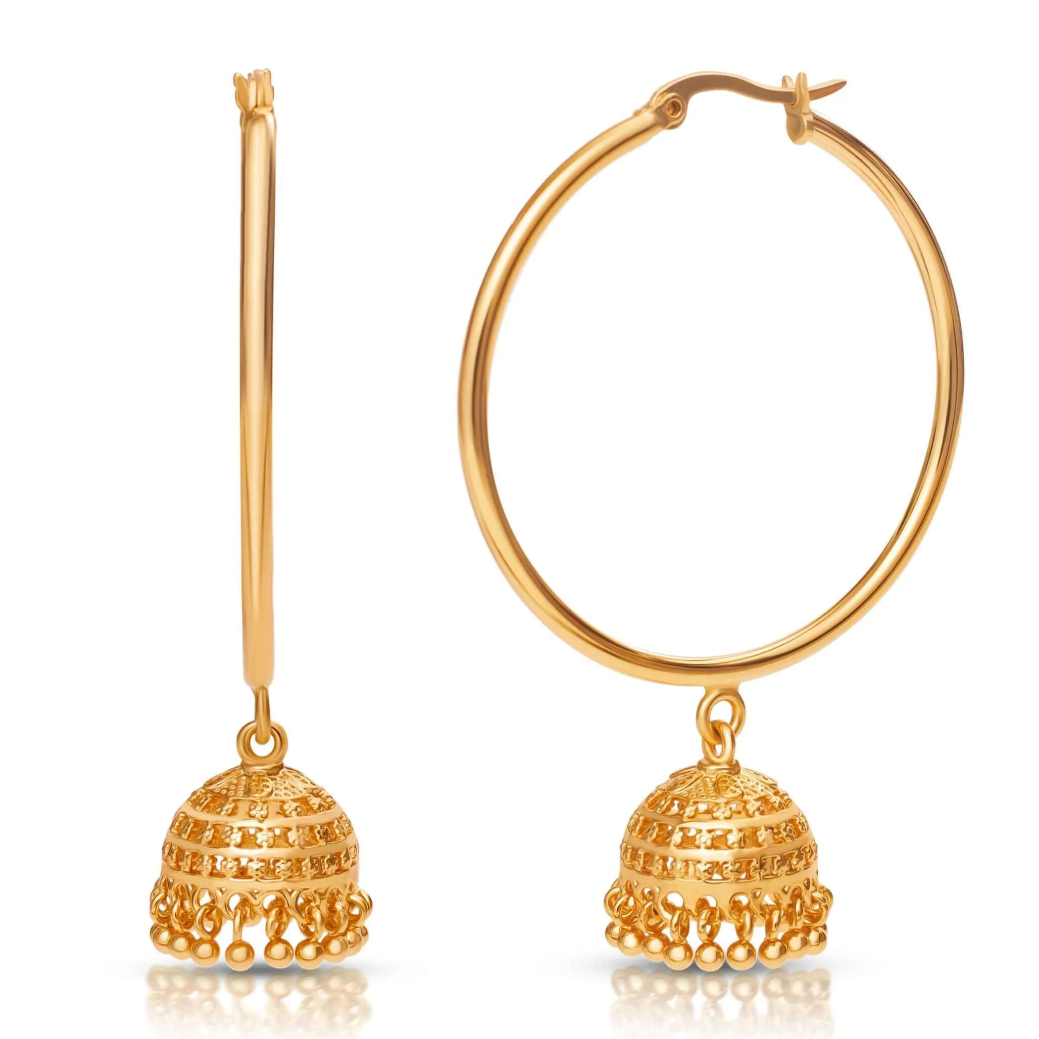 Hoop Jhumka Earrings