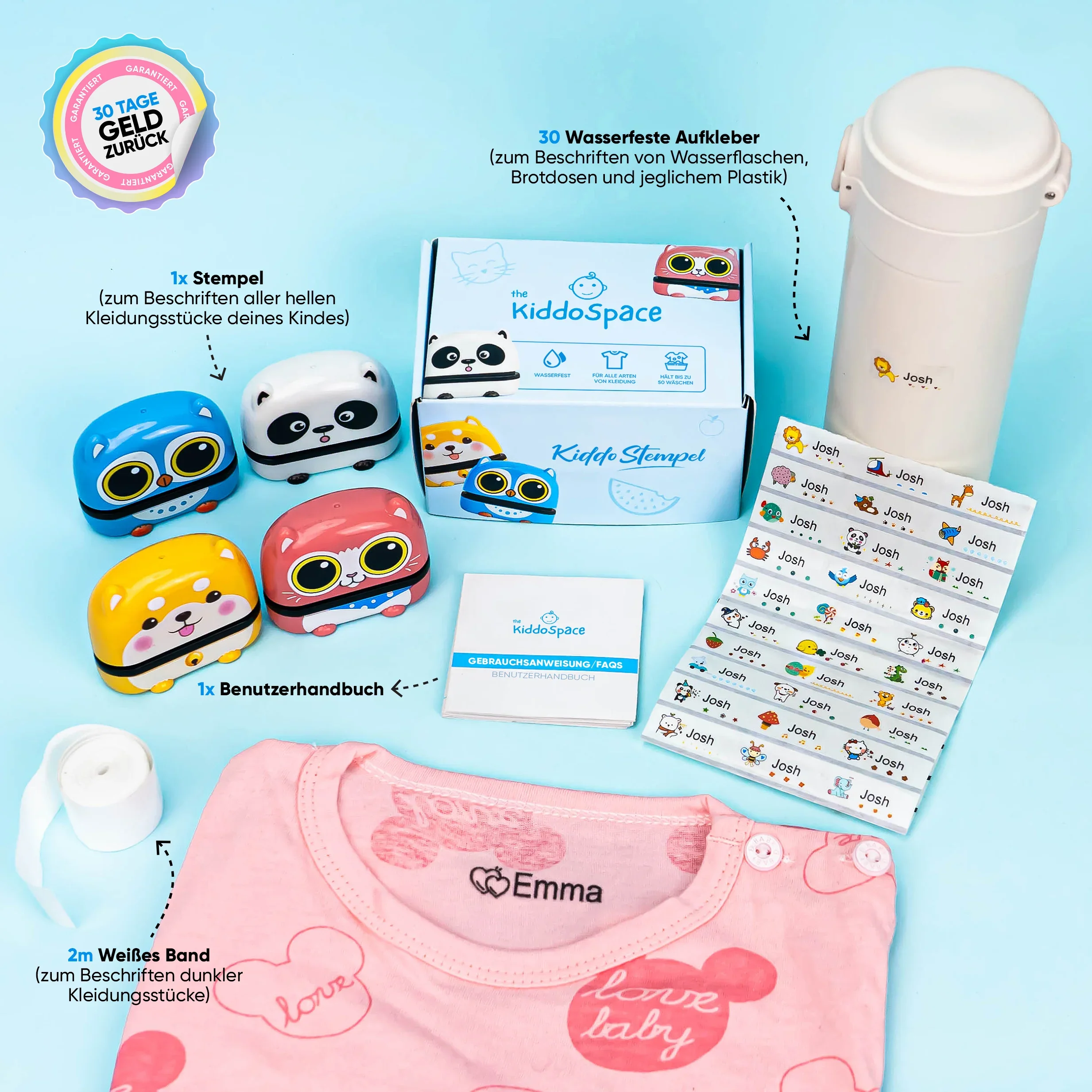 Kiddostempel™ - Einsteiger Beschriftungs-Set