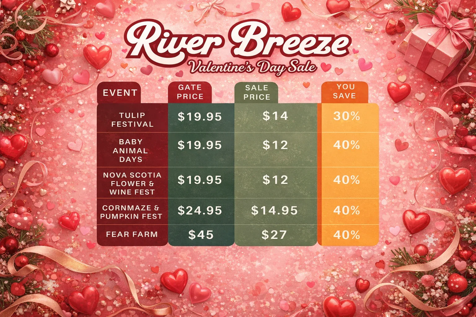 2026 Valentine's Day Sale!