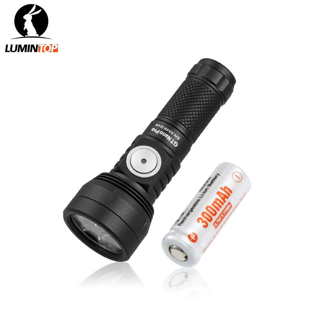 Lumintop GT NANO PRO 3.0 Rechargeable EDC Keychain Flashlight 1600 Lumens