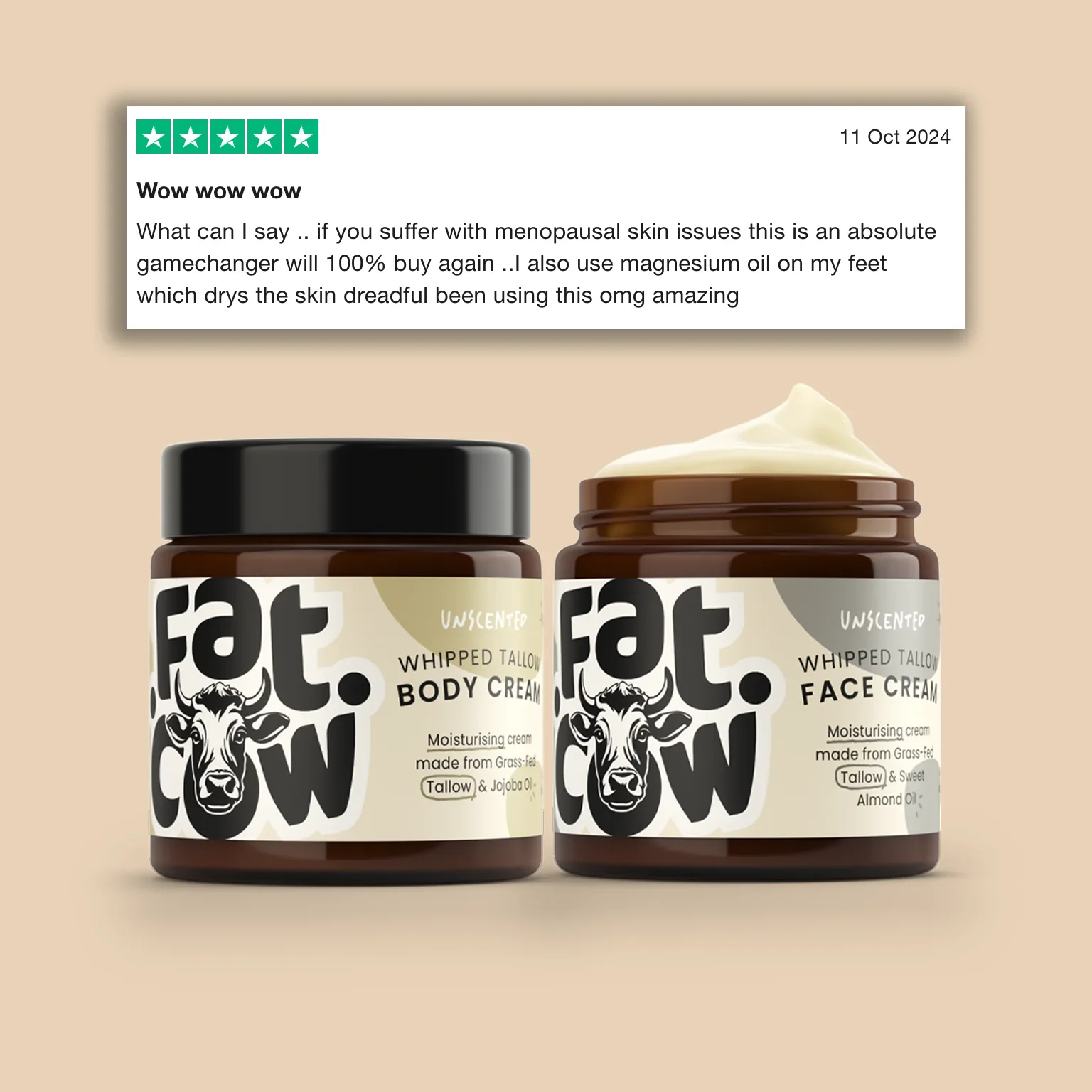 Nose to Tail | Body & Face Grass-Fed Tallow Cream Bundle