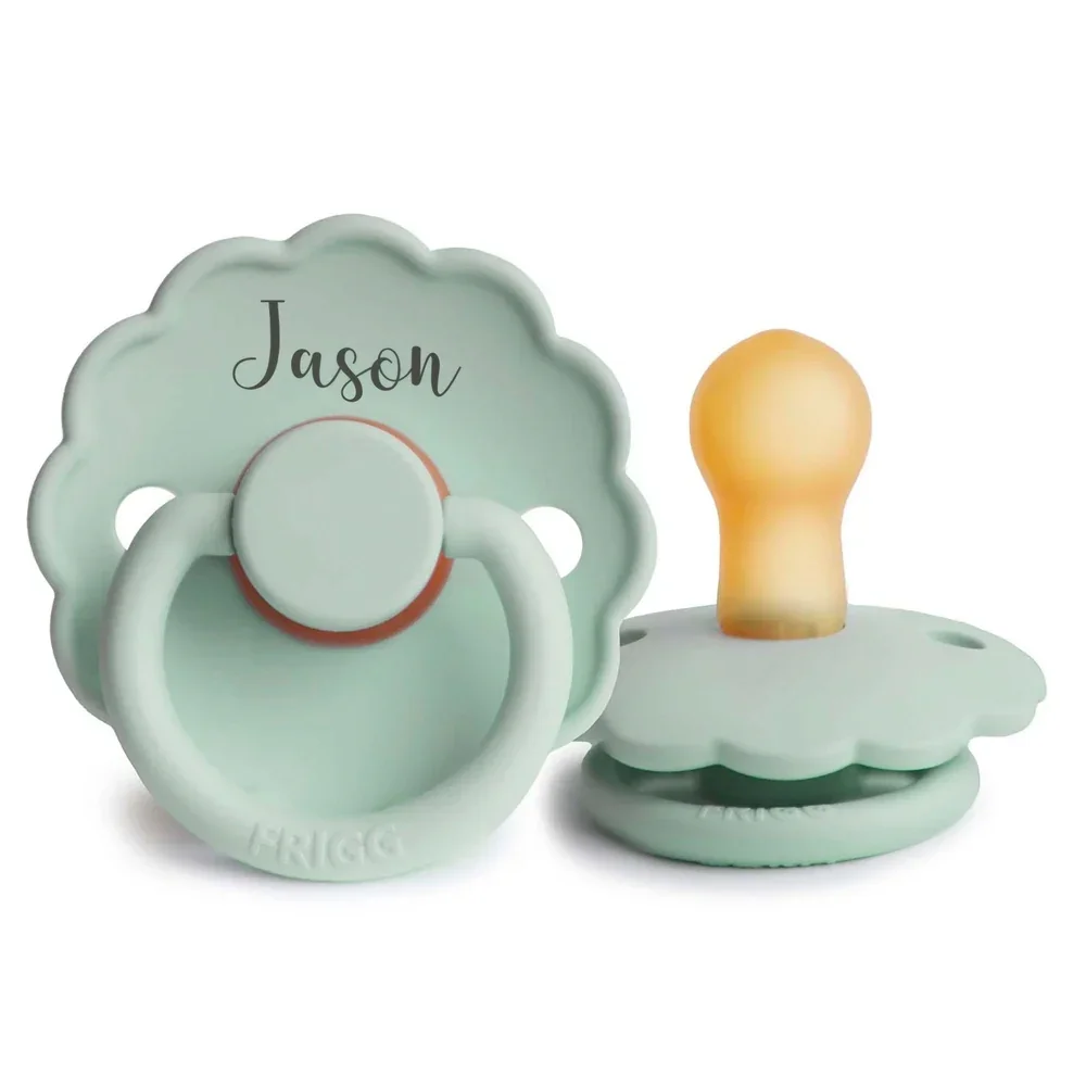 FRIGG Daisy Natural Rubber Latex Pacifier | Personalised
