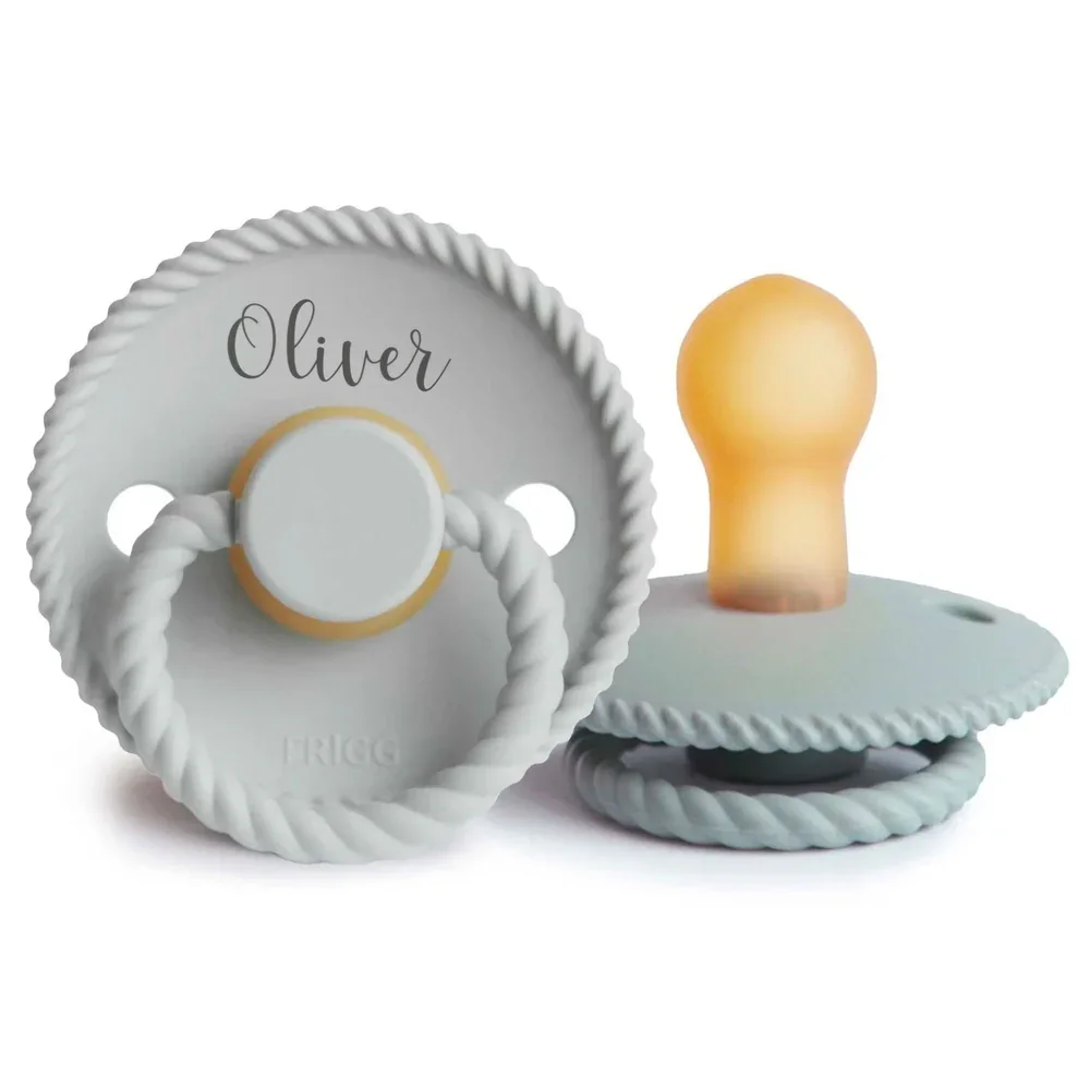 FRIGG Rope Natural Rubber Latex Pacifiers | Personalised