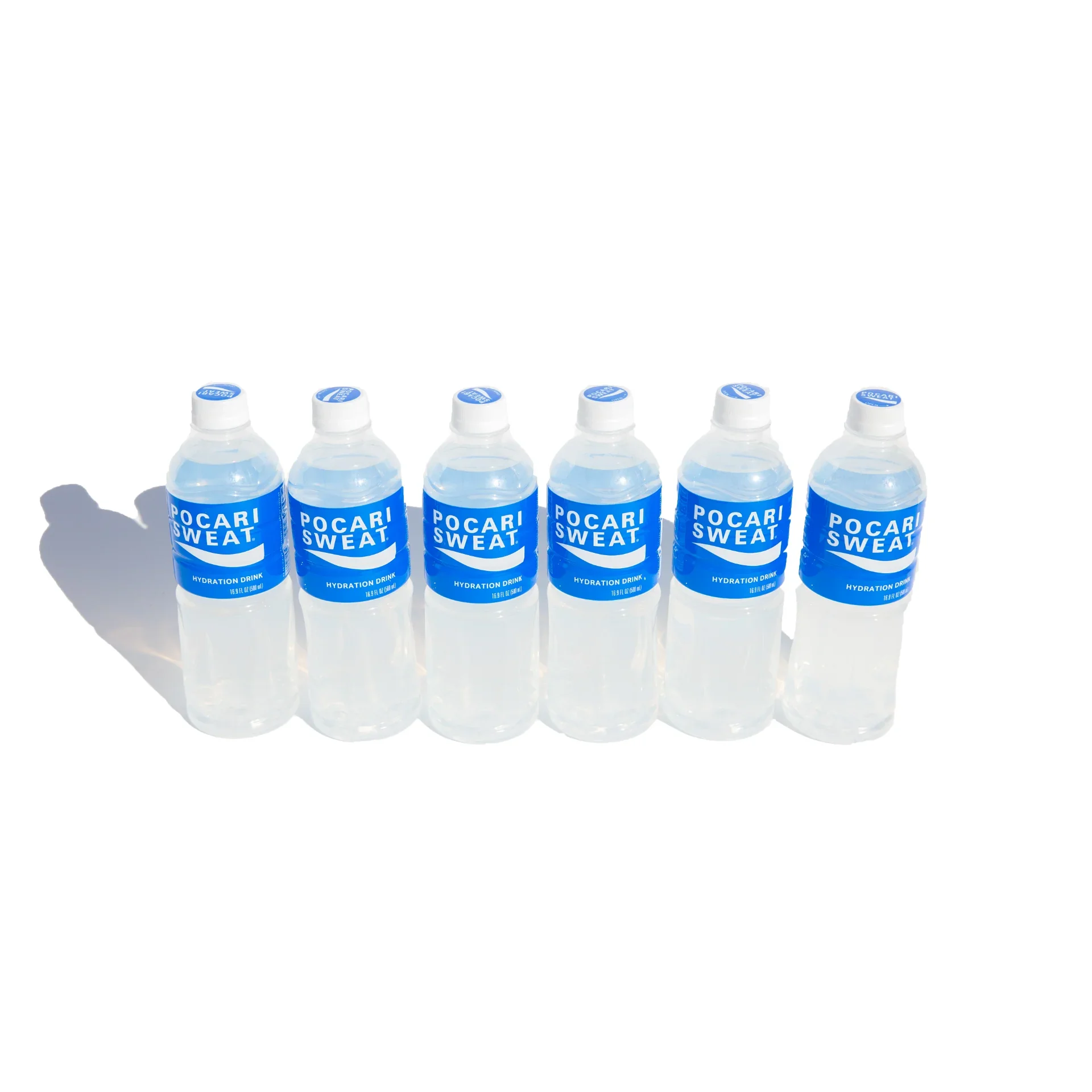 Pocari Sweat Electrolyte Drink, 6 Pack of 16.9 fl oz Bottles – Hydration, Replenishment & Recovery Beverage