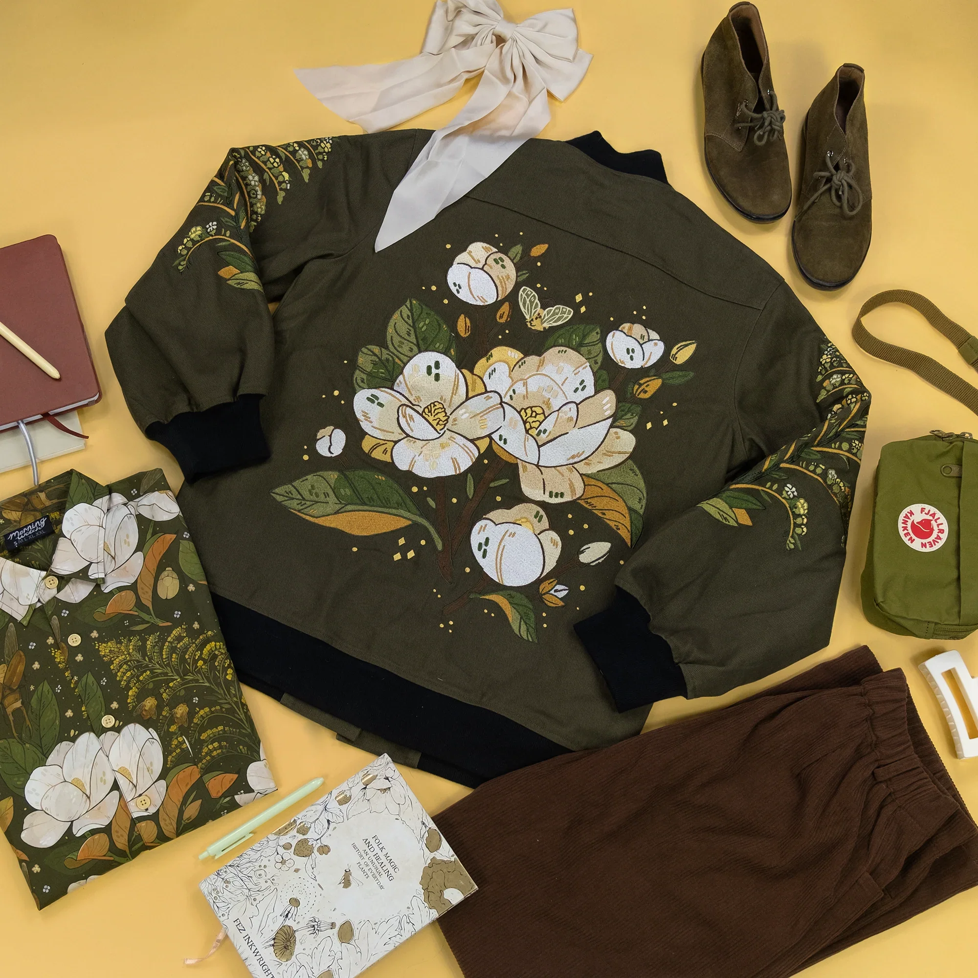 PRESALE [COTTON TWILL JACKET] Magnolia & Goldenrod