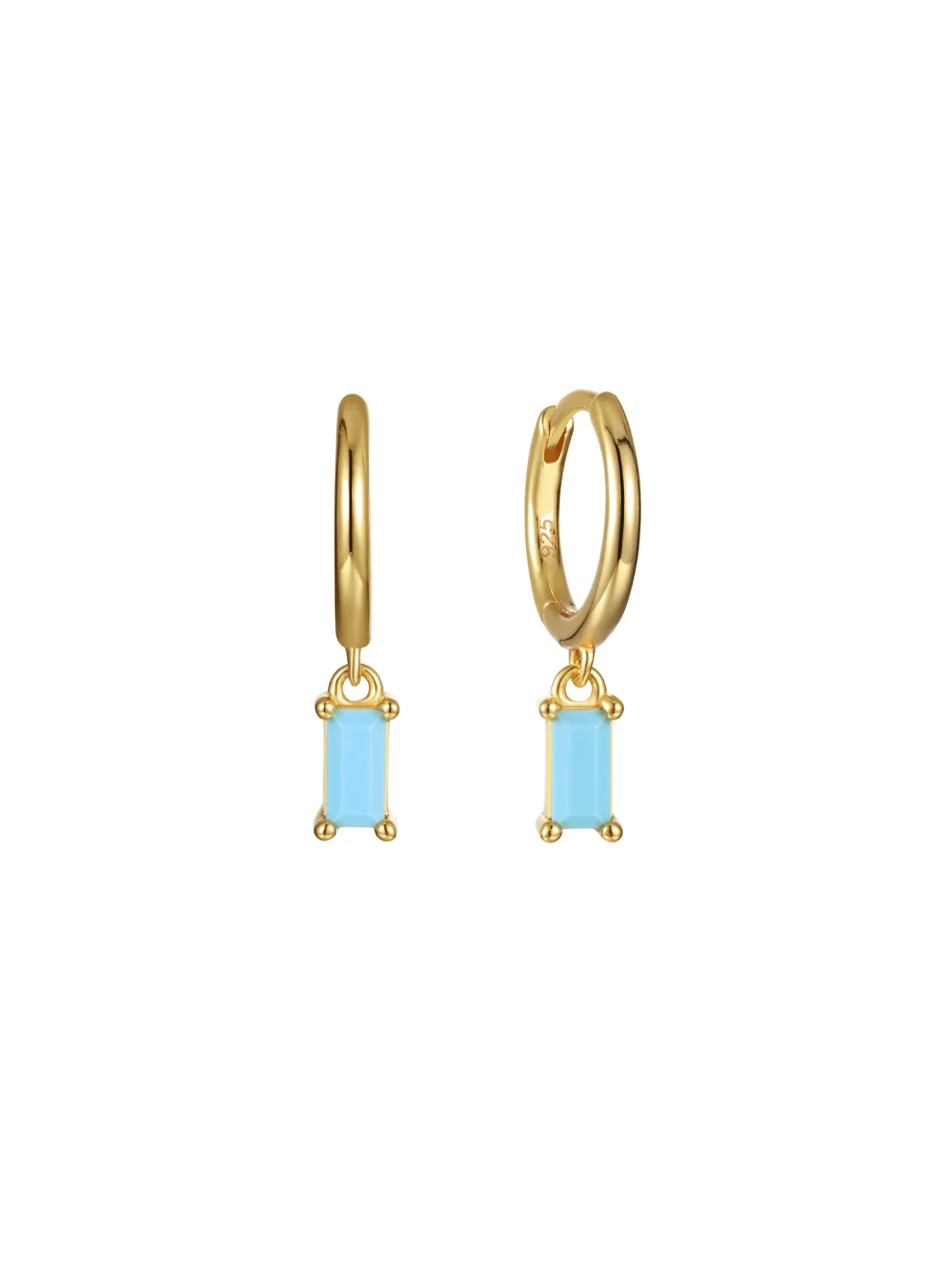 Oceana Hoops in 18k Gold