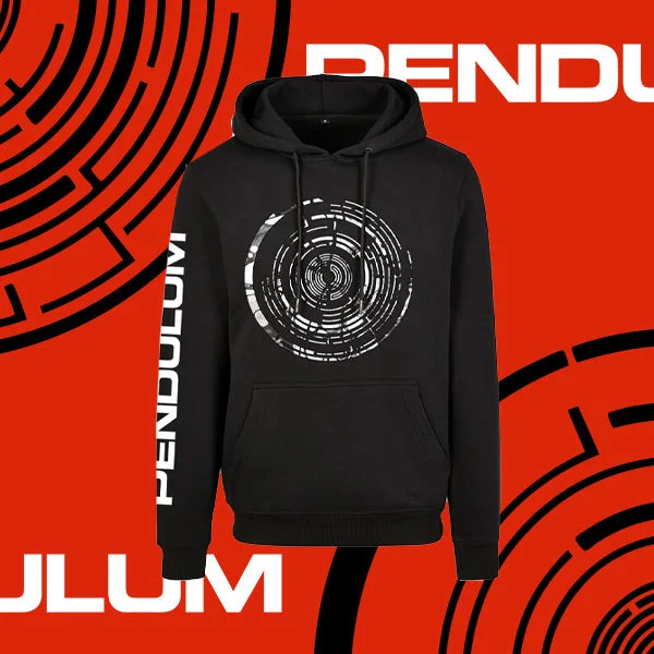 Pendulum White Sleeve Logo Hoodie