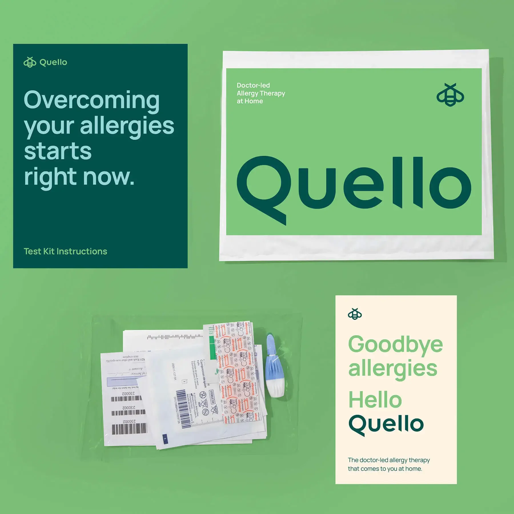 The Quello Home Allergy Test Kit