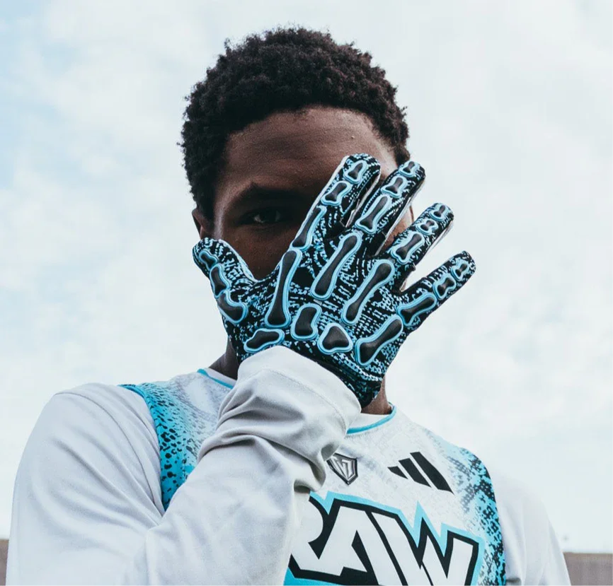 Reaper BLK OREO Bones Football Gloves