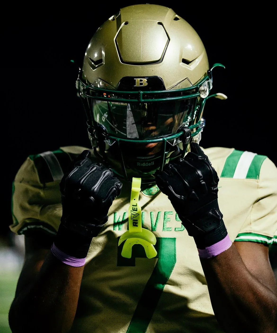 Reaper COLORS Bones Football Gloves