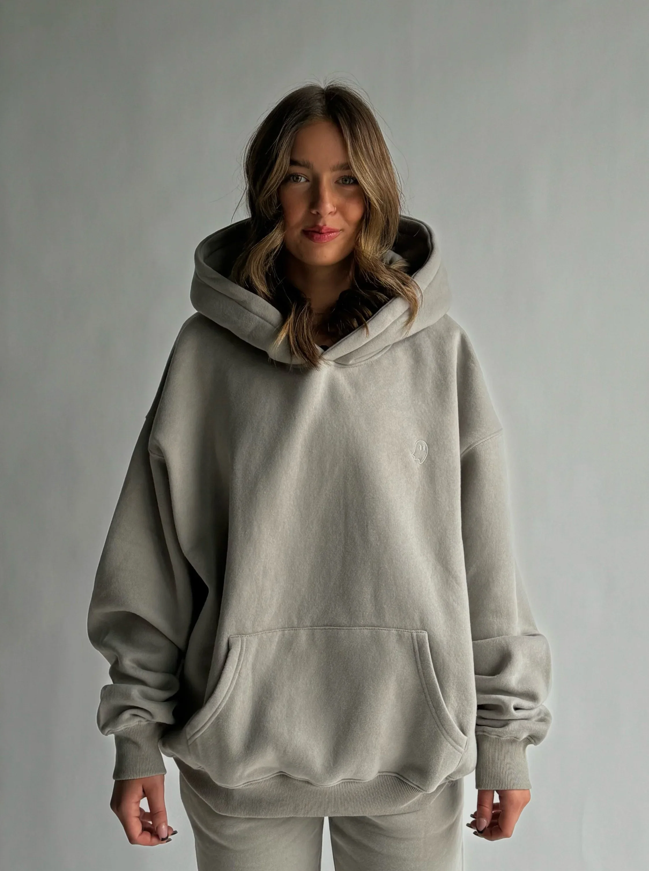 Cloud Pullover Hoodie — Stone