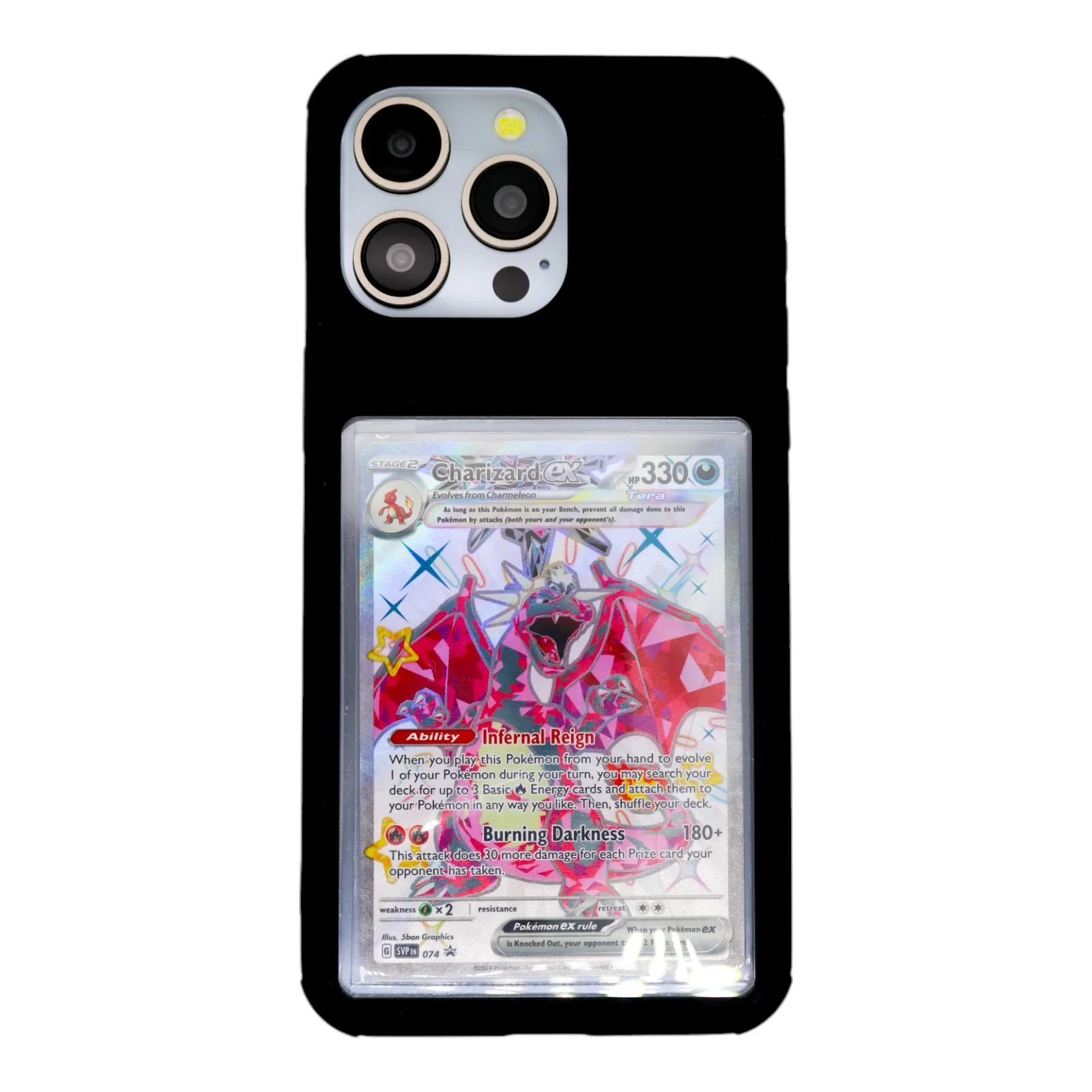 Gen 2 Premium Showcased iPhone 15 Pro Max, The Trading Card Phone Case