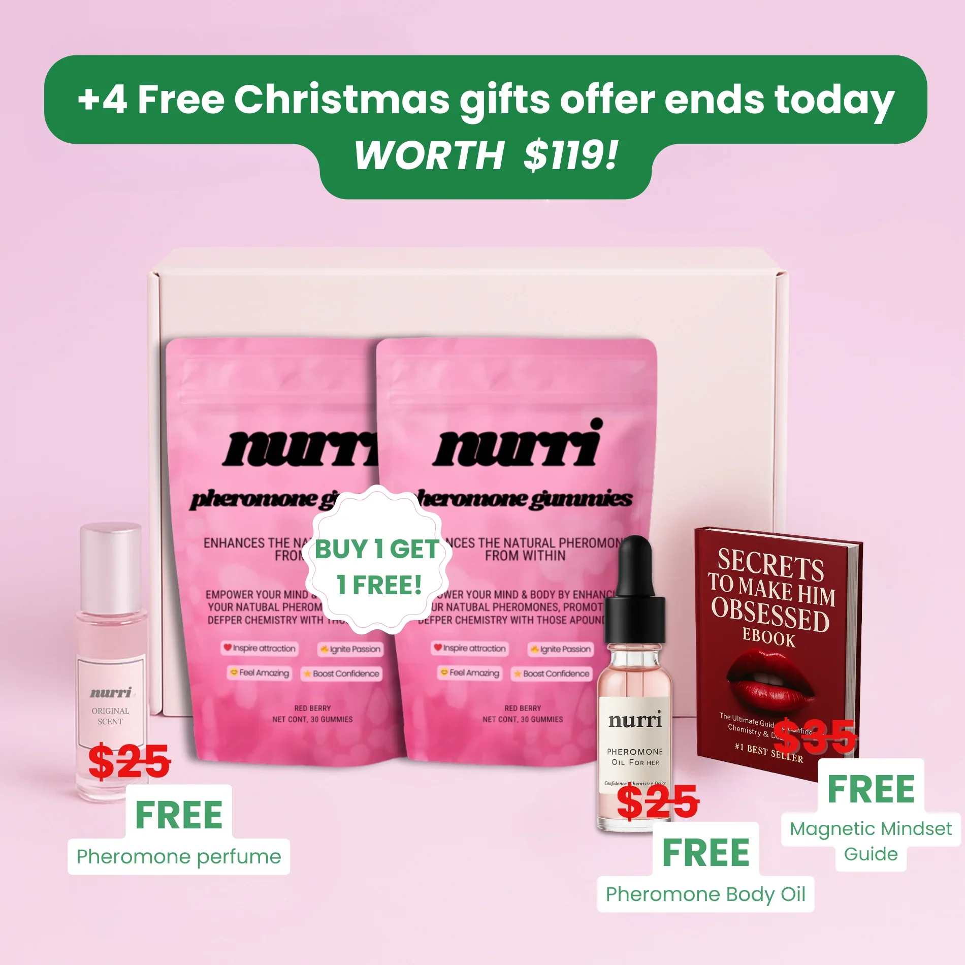 pheromone gummies + 4 FREE GIFTS